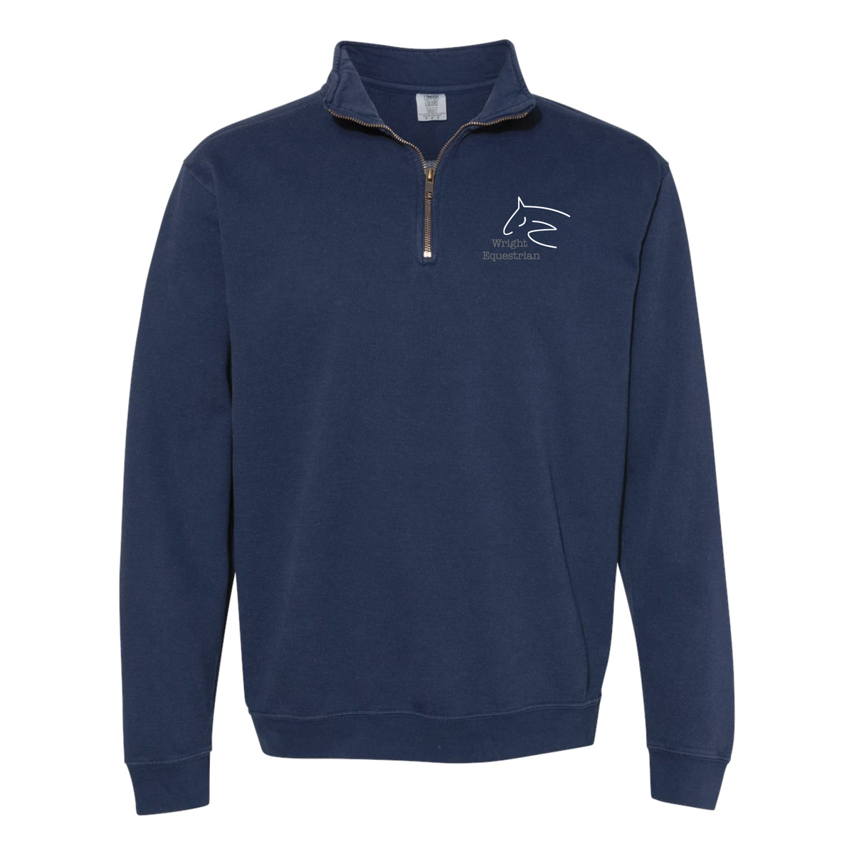 Wright Equestrian Men's Comfort Colors Quarter Zip