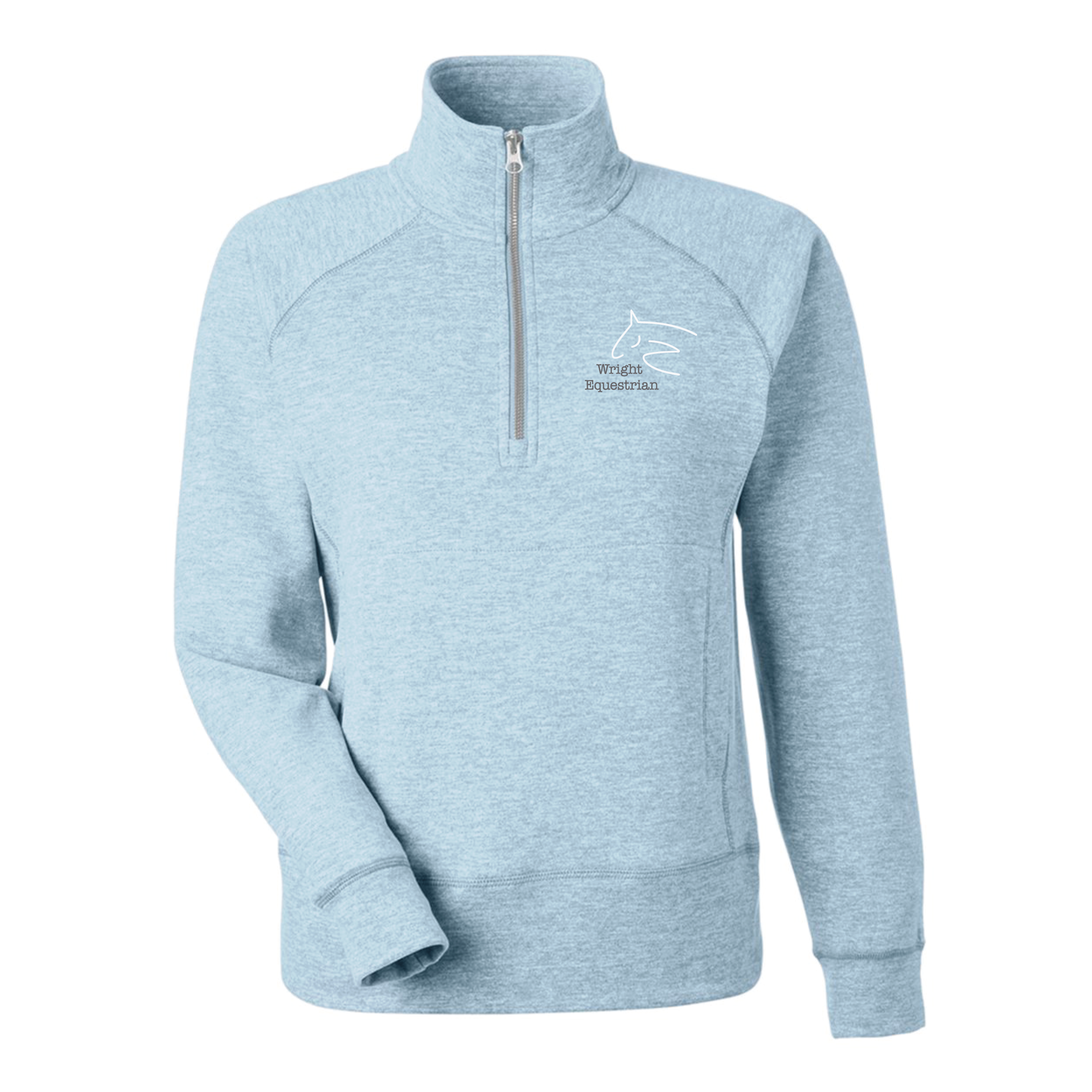 Wright Equestrian Women's J. America Electric fleece Quarter-Zip Sweatshirt