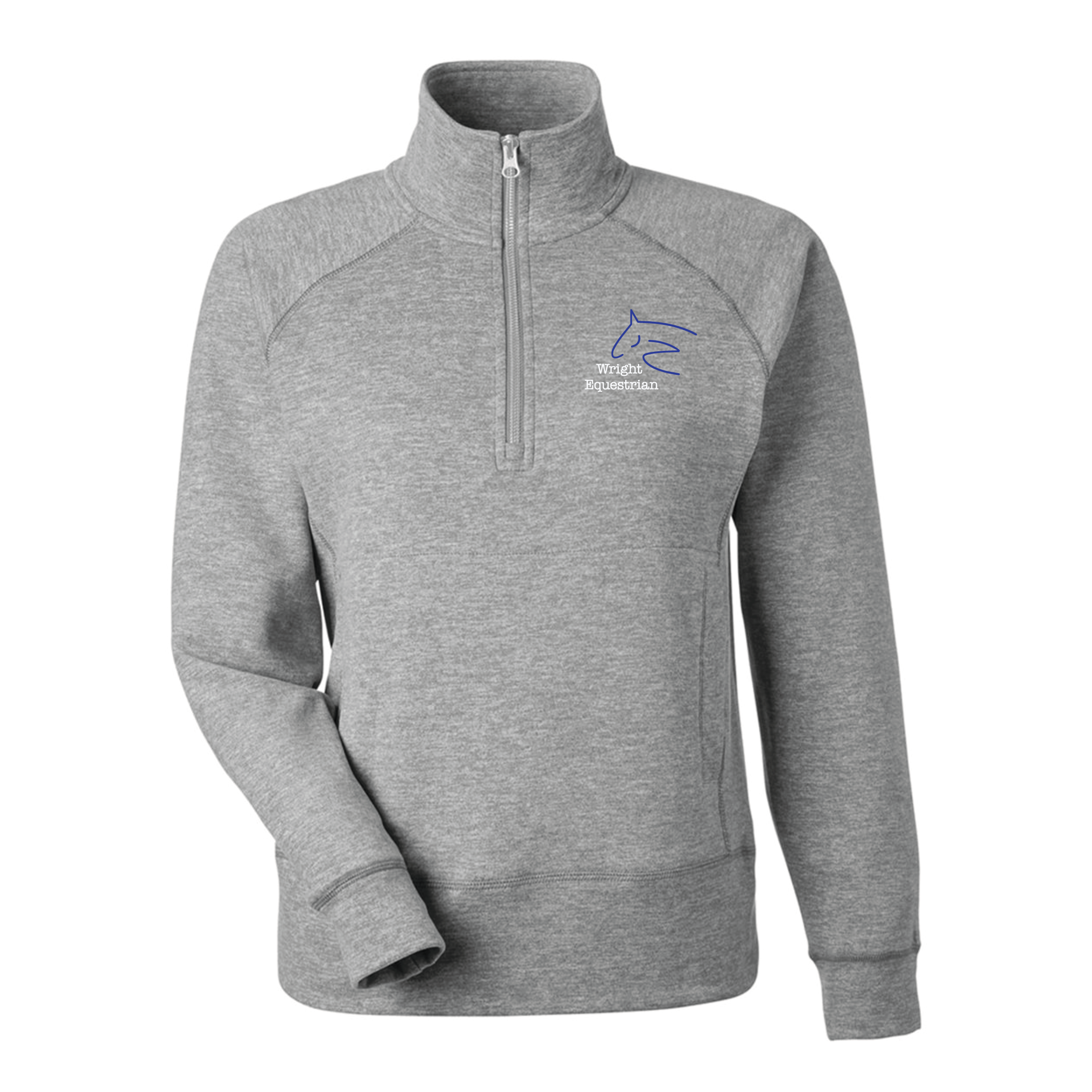 Wright Equestrian Women's J. America Electric fleece Quarter-Zip Sweatshirt