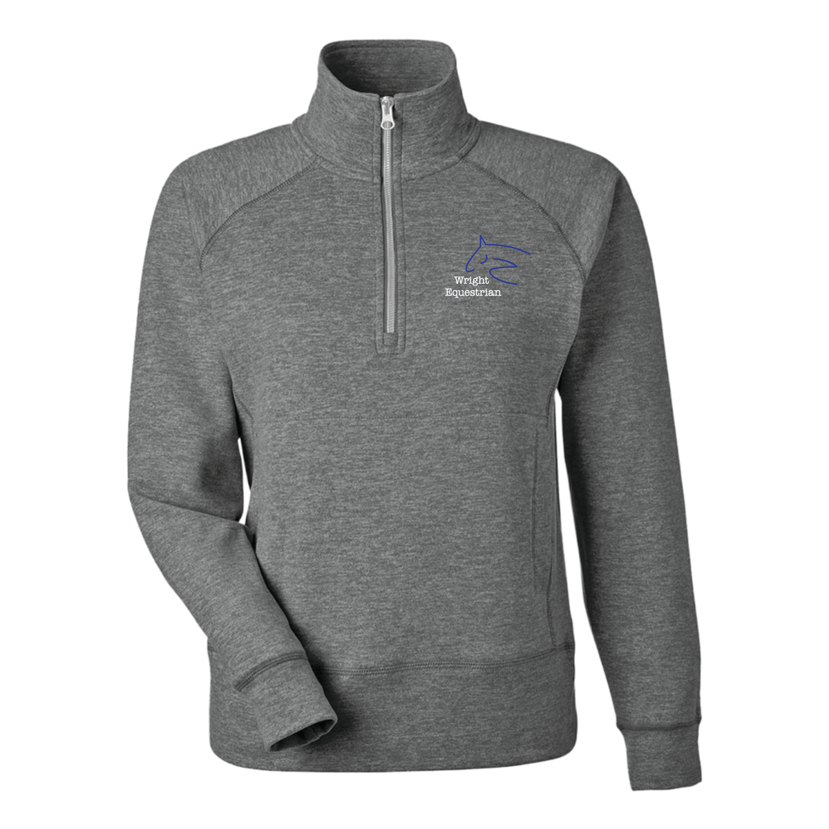 Wright Equestrian Women's J. America Electric fleece Quarter-Zip Sweatshirt