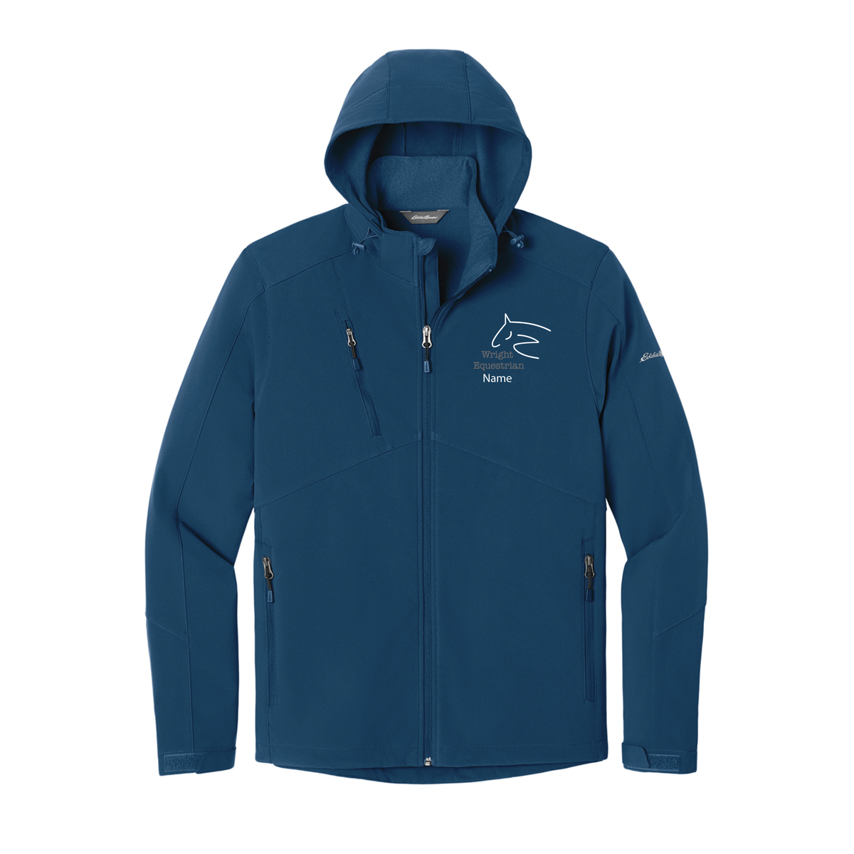 Wright Equestrian Men's Eddie Bauer Hooded Soft Shell Parka