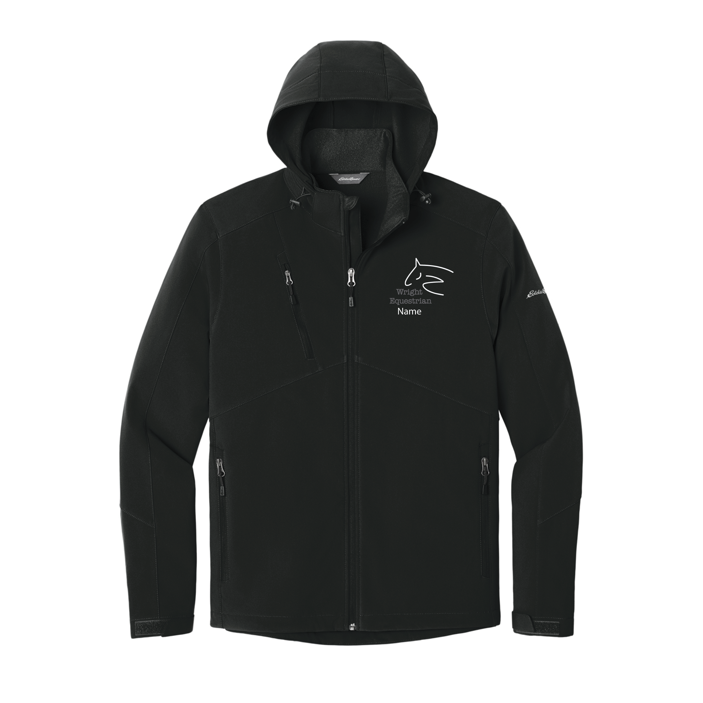 Wright Equestrian Men's Eddie Bauer Hooded Soft Shell Parka