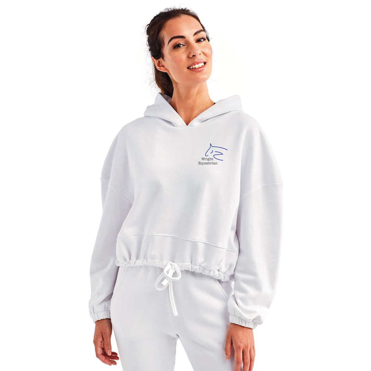 Wright Equestrian Women's TriDri Cropped Maria Hooded Sweatshirt