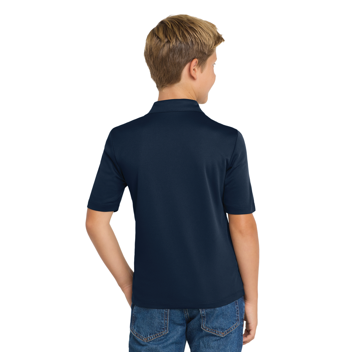 Wright Equestrian Youth Port Authority Short Sleeve Silk Touch Polo