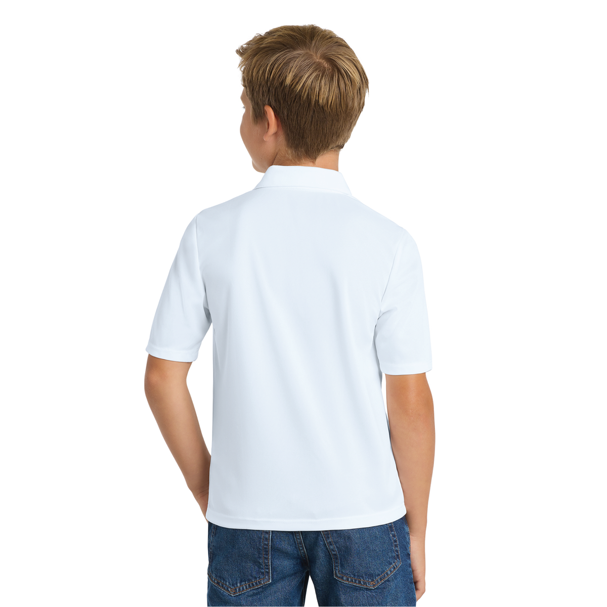 Wright Equestrian Youth Port Authority Short Sleeve Silk Touch Polo