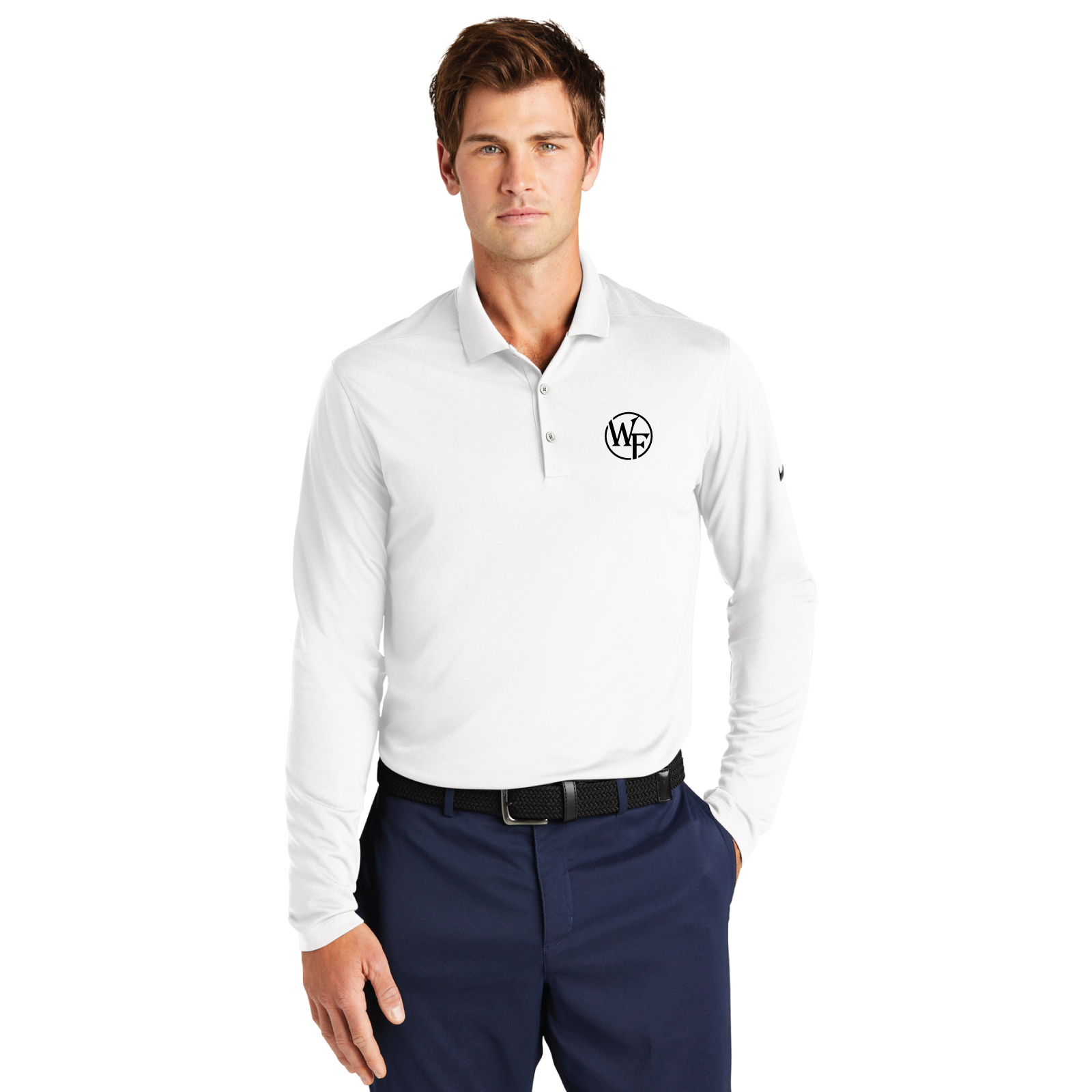 Windfall Farm Men's Nike Dri-FIT Micro Pique 2.0 Long Sleeve Polo