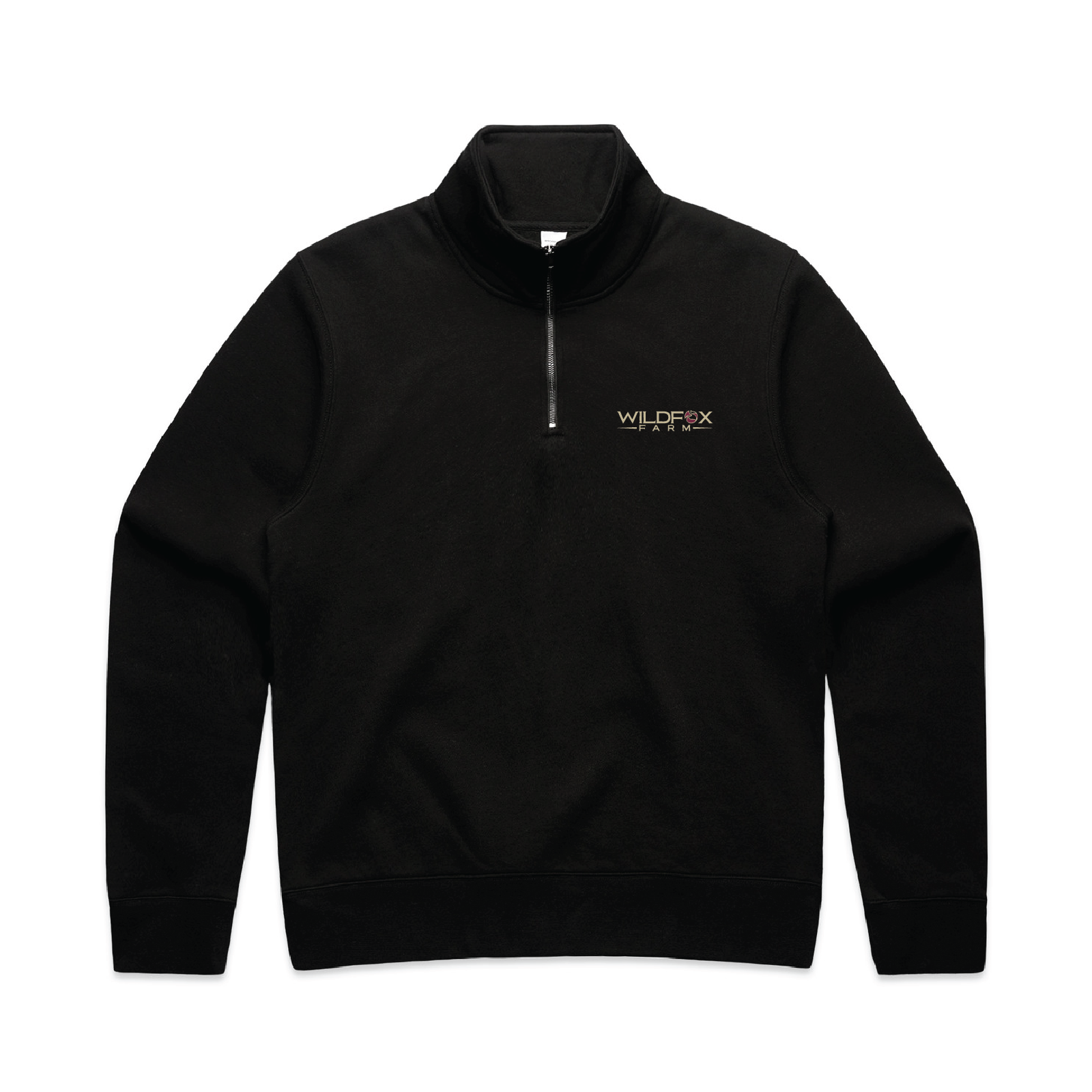 Wildfox Farm Women's AS Colour Stencil Half Zip Crew