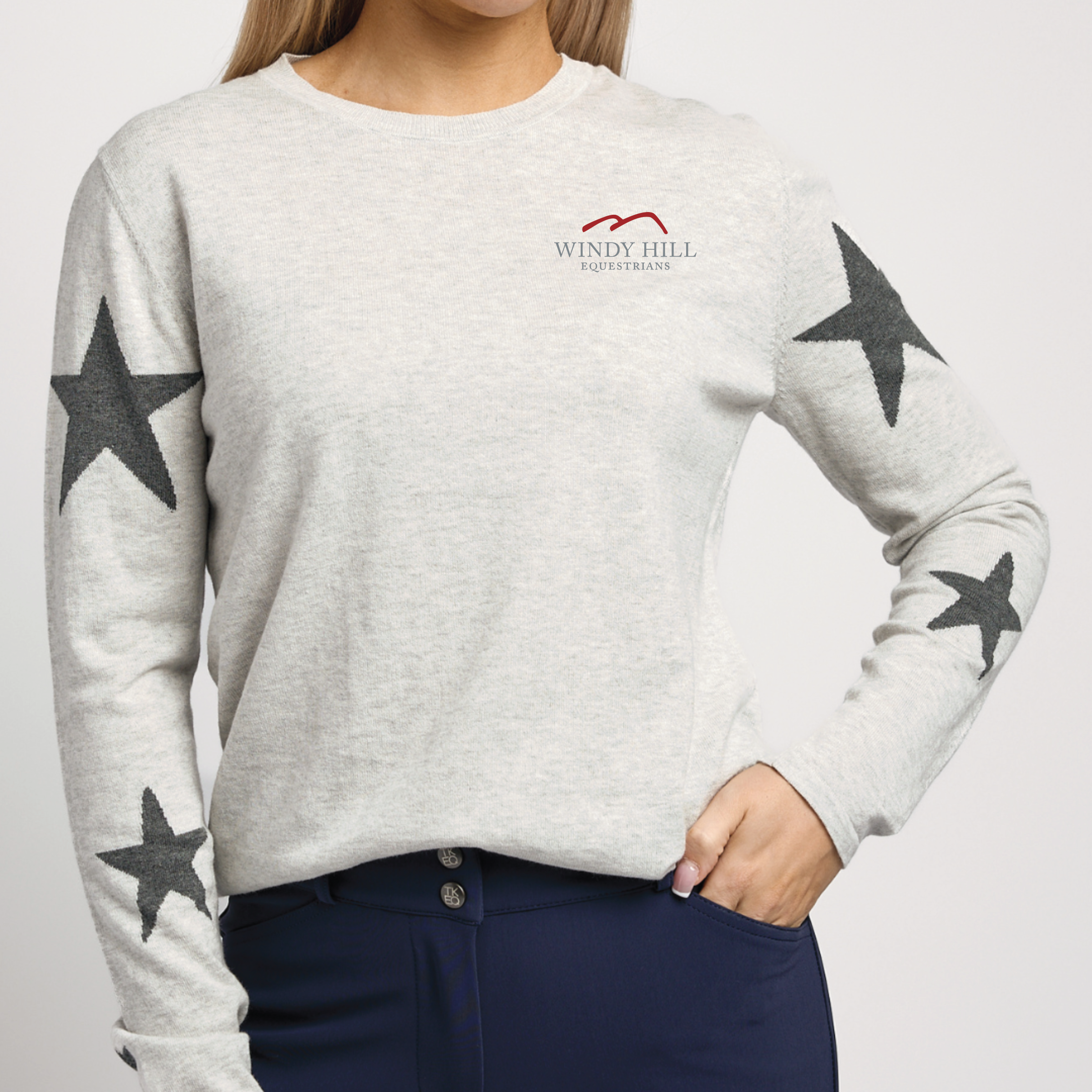Windy Hill Equestrians Women's TKEQ Galaxy Sweater