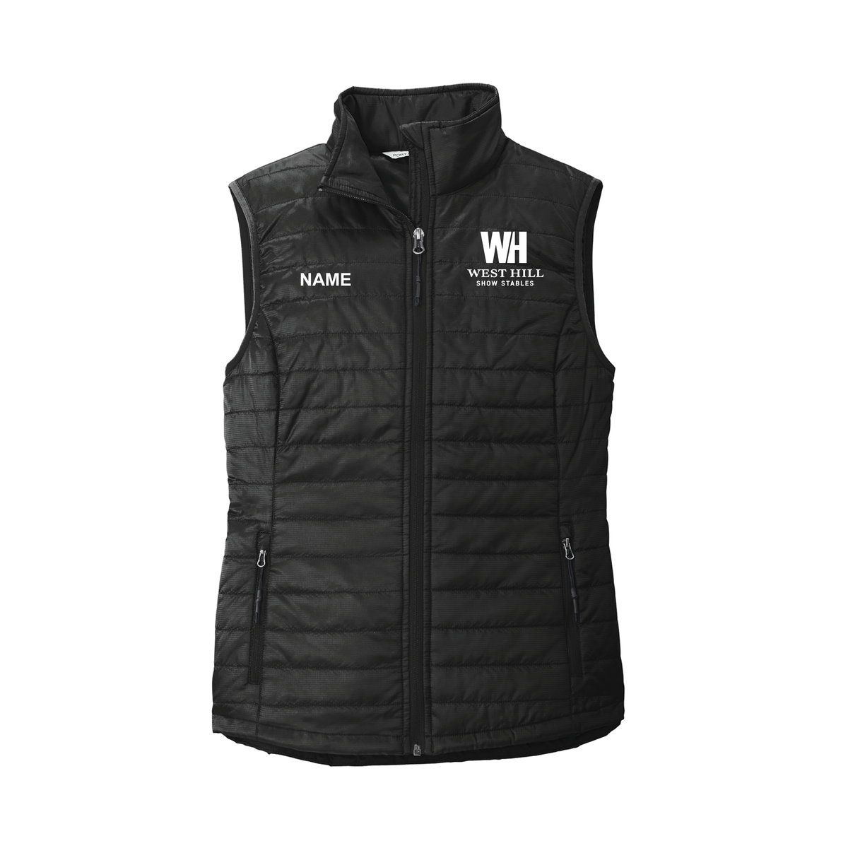 West Hill Show Stables Women's Port Authority Packable Puffy Vest