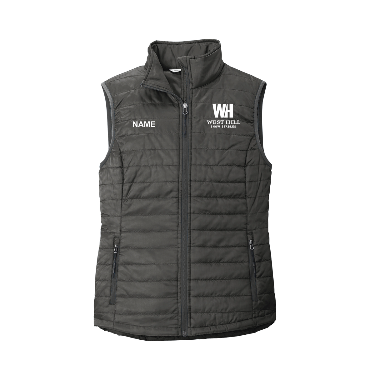 West Hill Show Stables Women's Port Authority Packable Puffy Vest