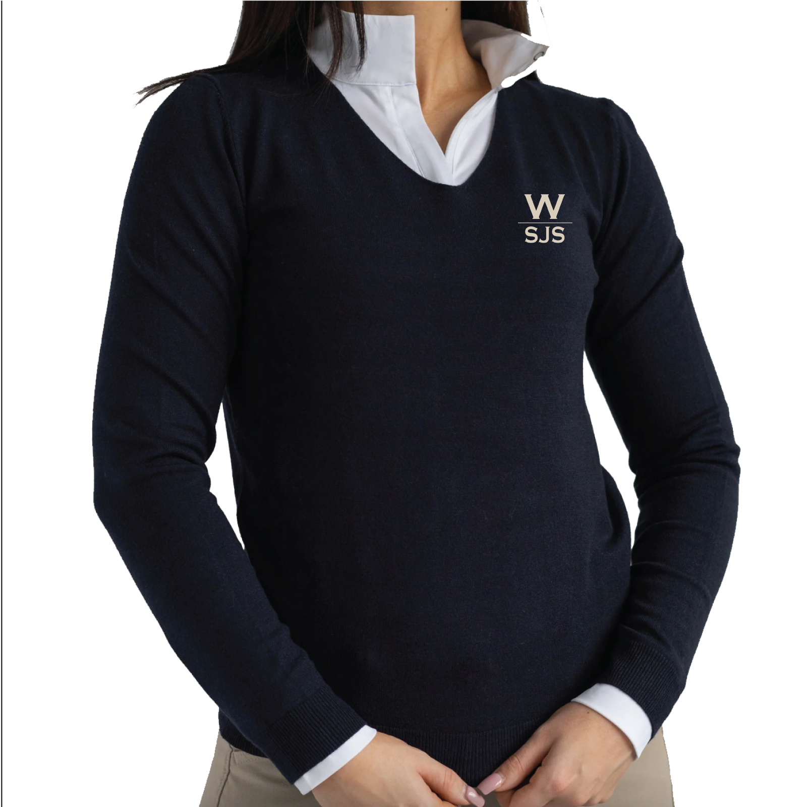 Westwood Women's TKEQ Essential V-Neck Sweater