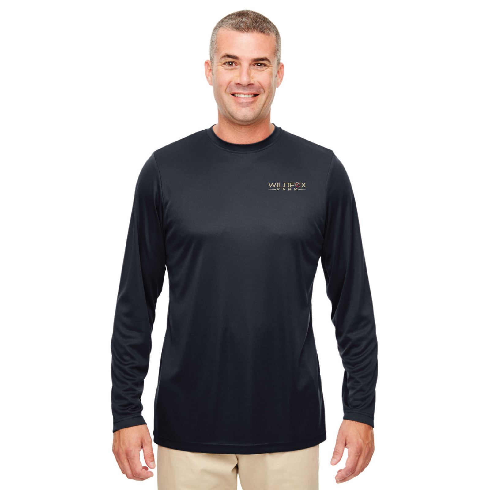 Wildfox Farm Men's Cool & Dry Sport Performance Long Sleeve