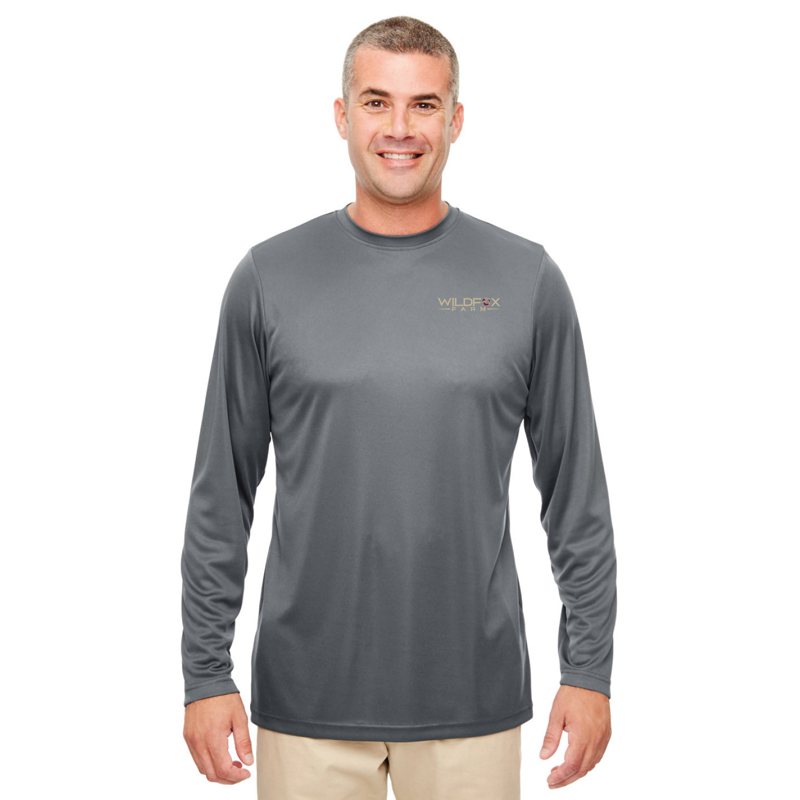 Wildfox Farm Men's Cool & Dry Sport Performance Long Sleeve