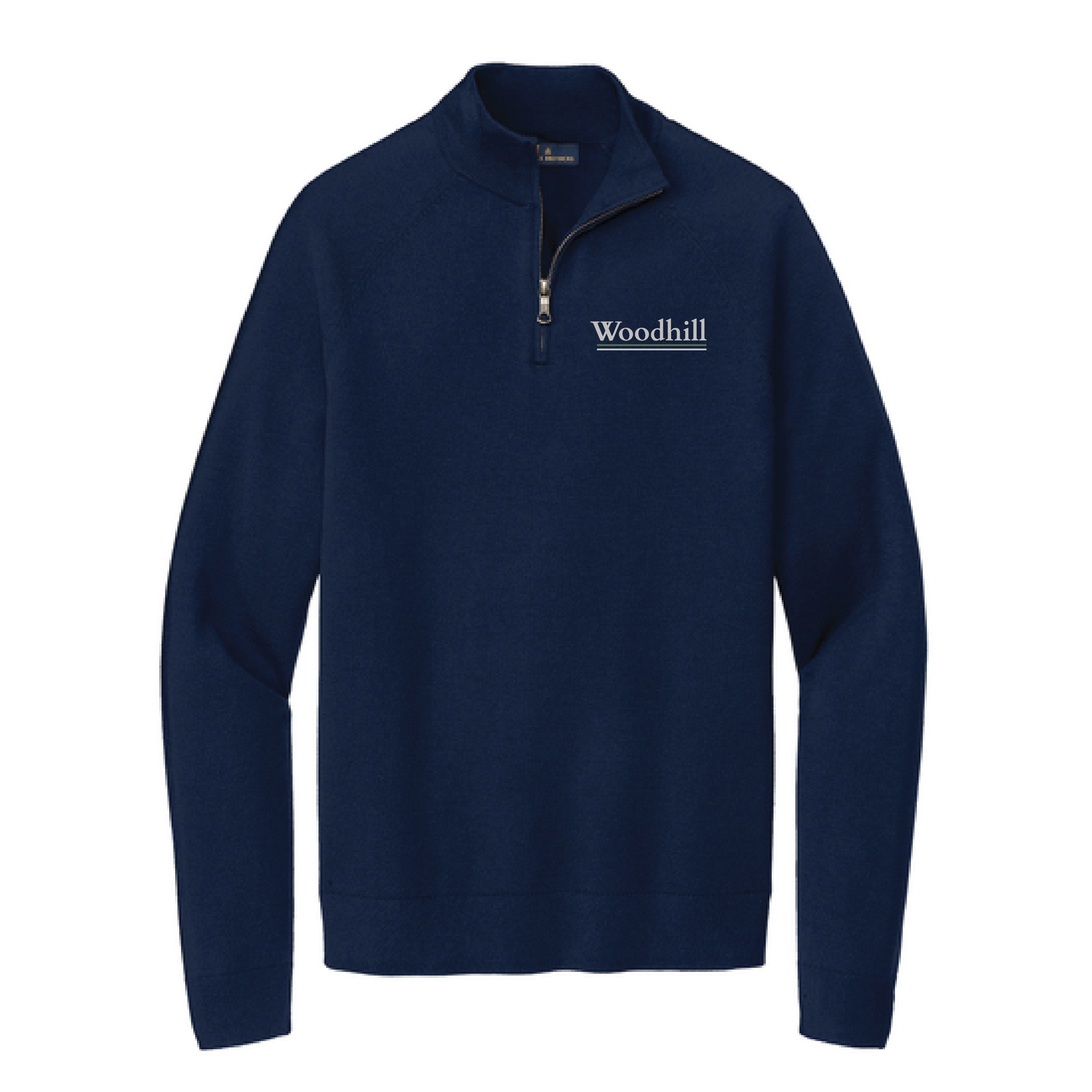 Woodhill Farm Brooks Brothers Cotton Stretch 1/4-Zip Sweater