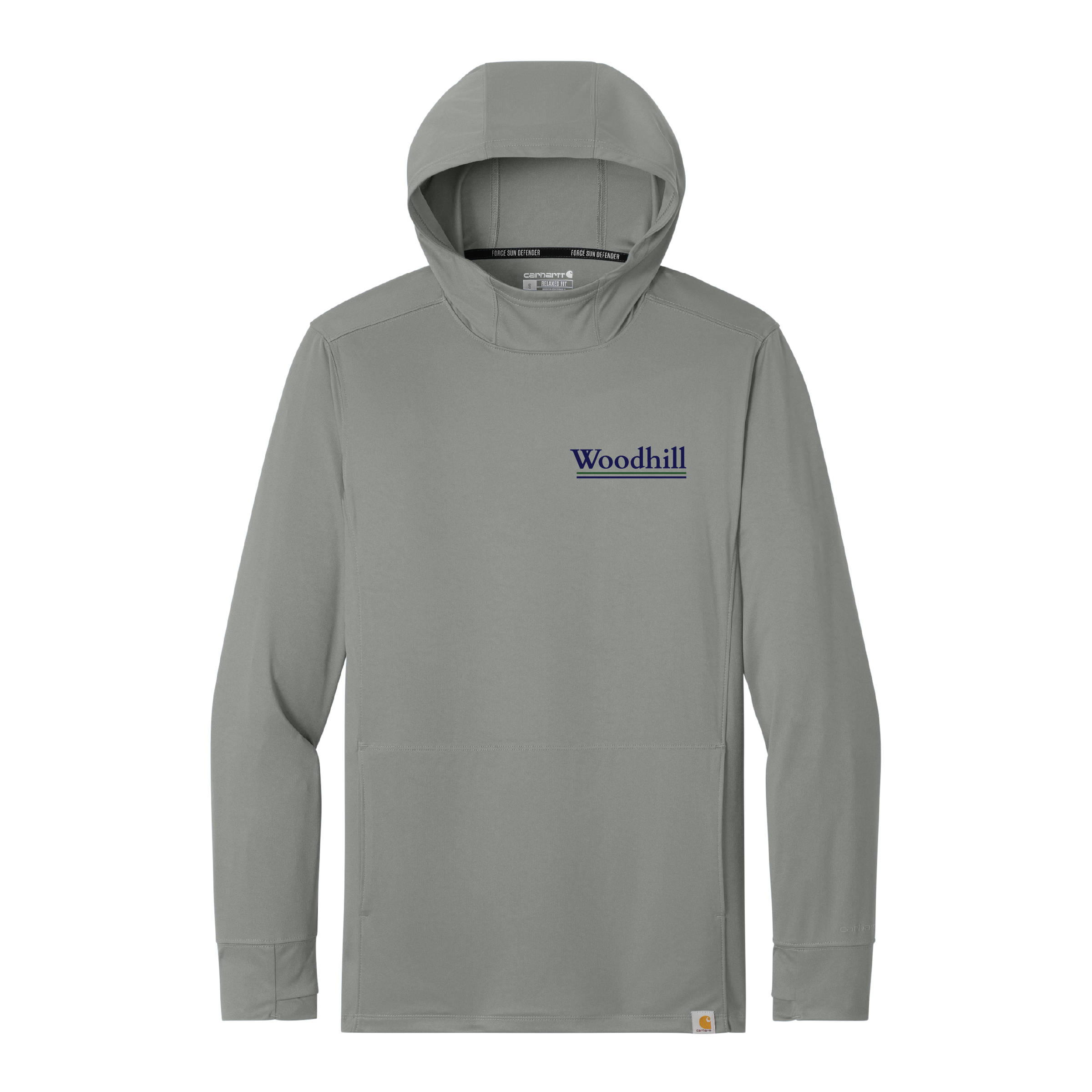 Woodhill Farm Men's Carhartt Force Sun Defender Long Sleeve Hooded T-Shirt
