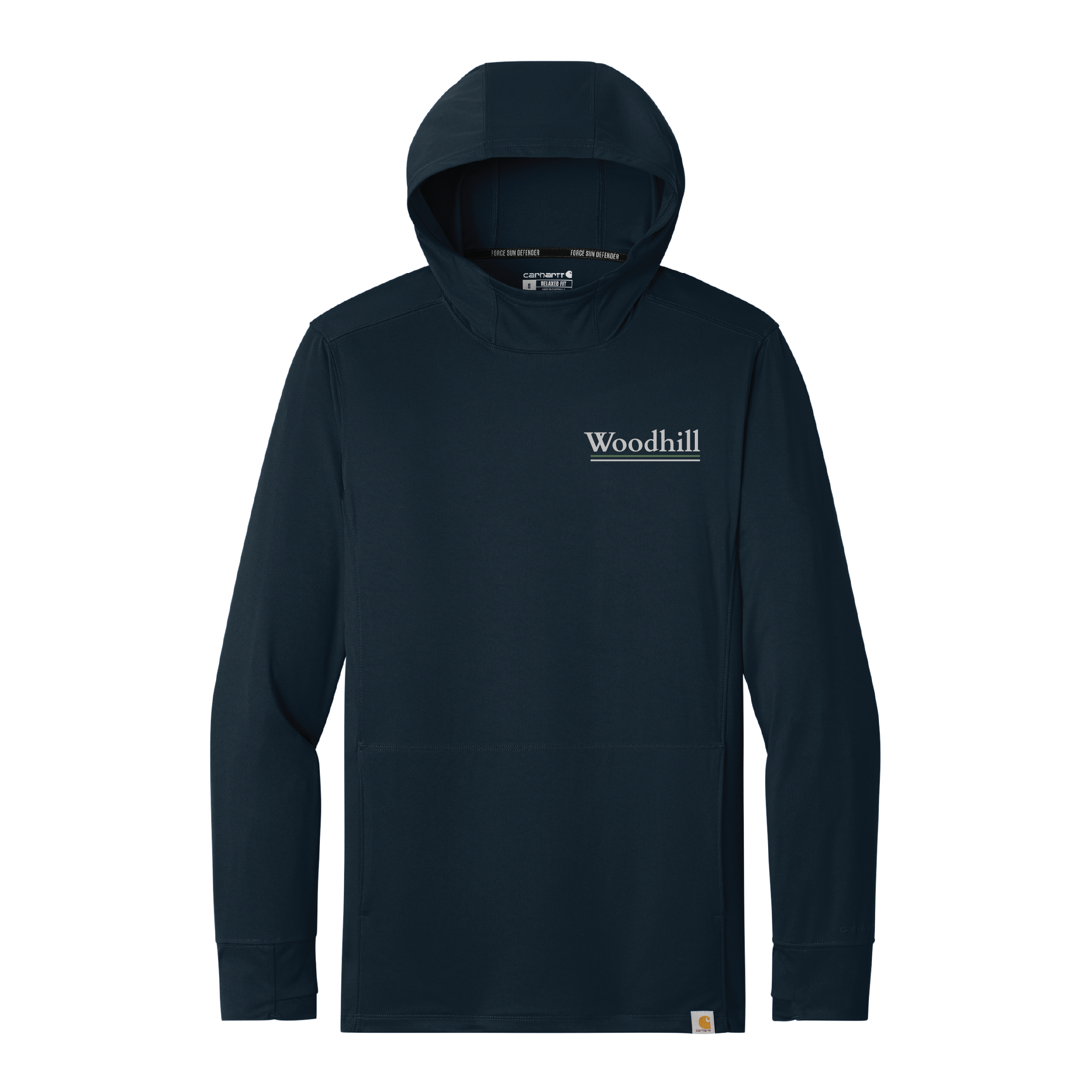 Woodhill Farm Men's Carhartt Force Sun Defender Long Sleeve Hooded T-Shirt