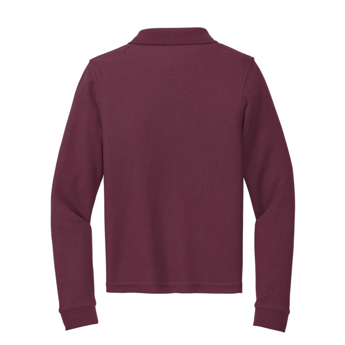 Youth Port Authority Long Sleeve Silk Touch Polo