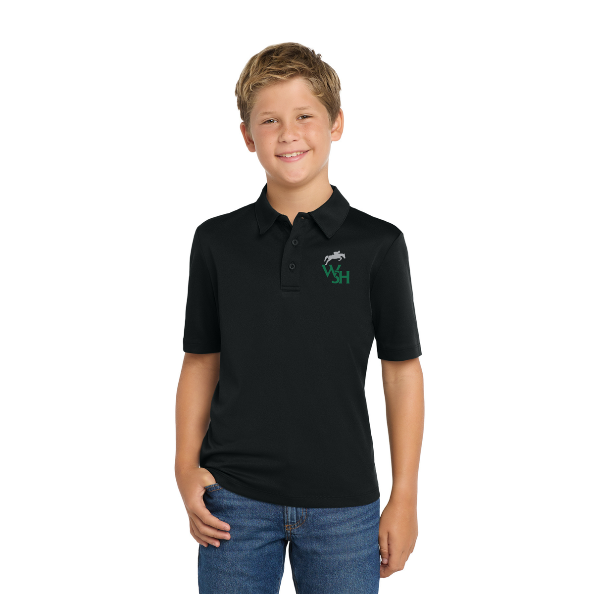 Willamette Sport Horses Port Authority Youth Silk Touch Performance Polo