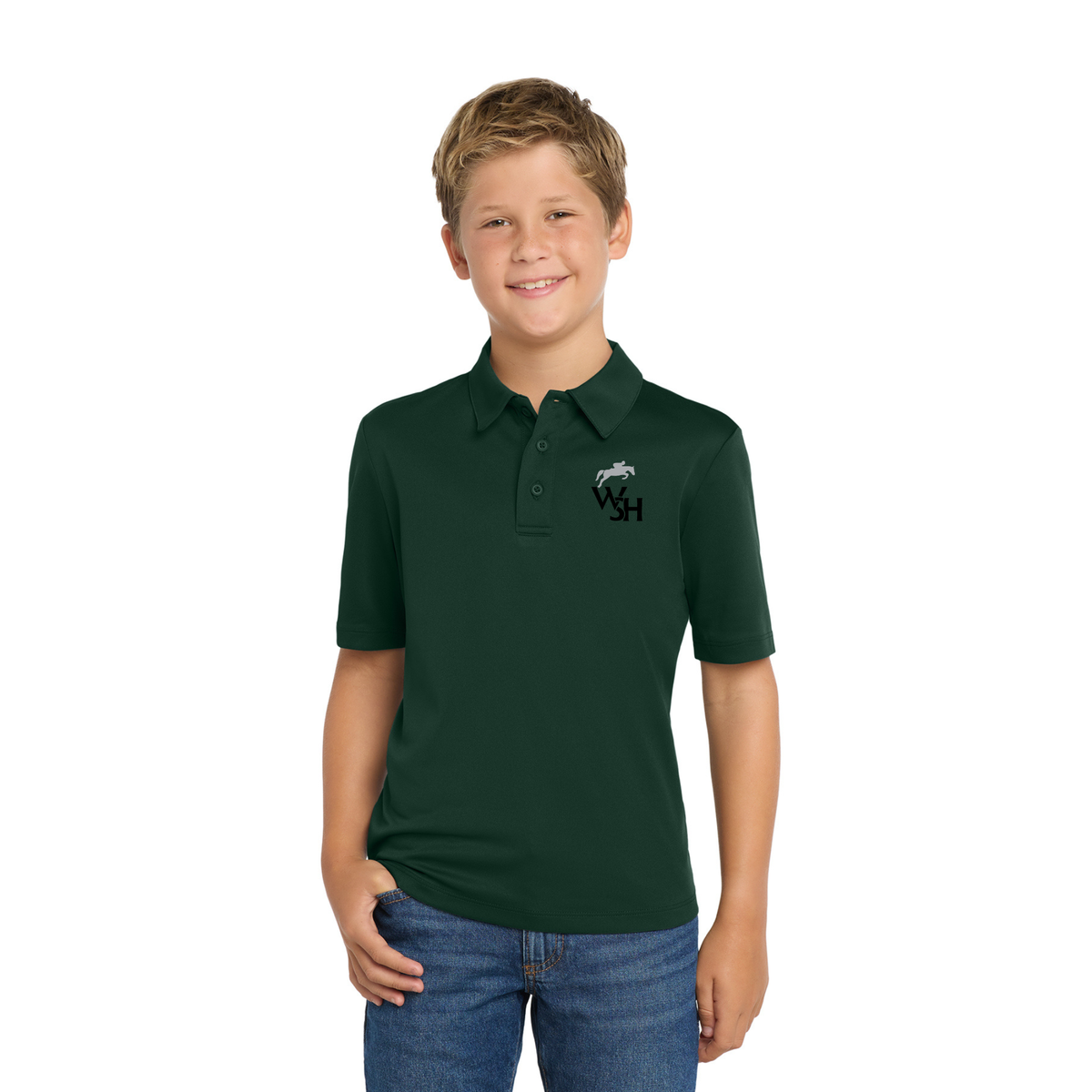 Willamette Sport Horses Port Authority Youth Silk Touch Performance Polo