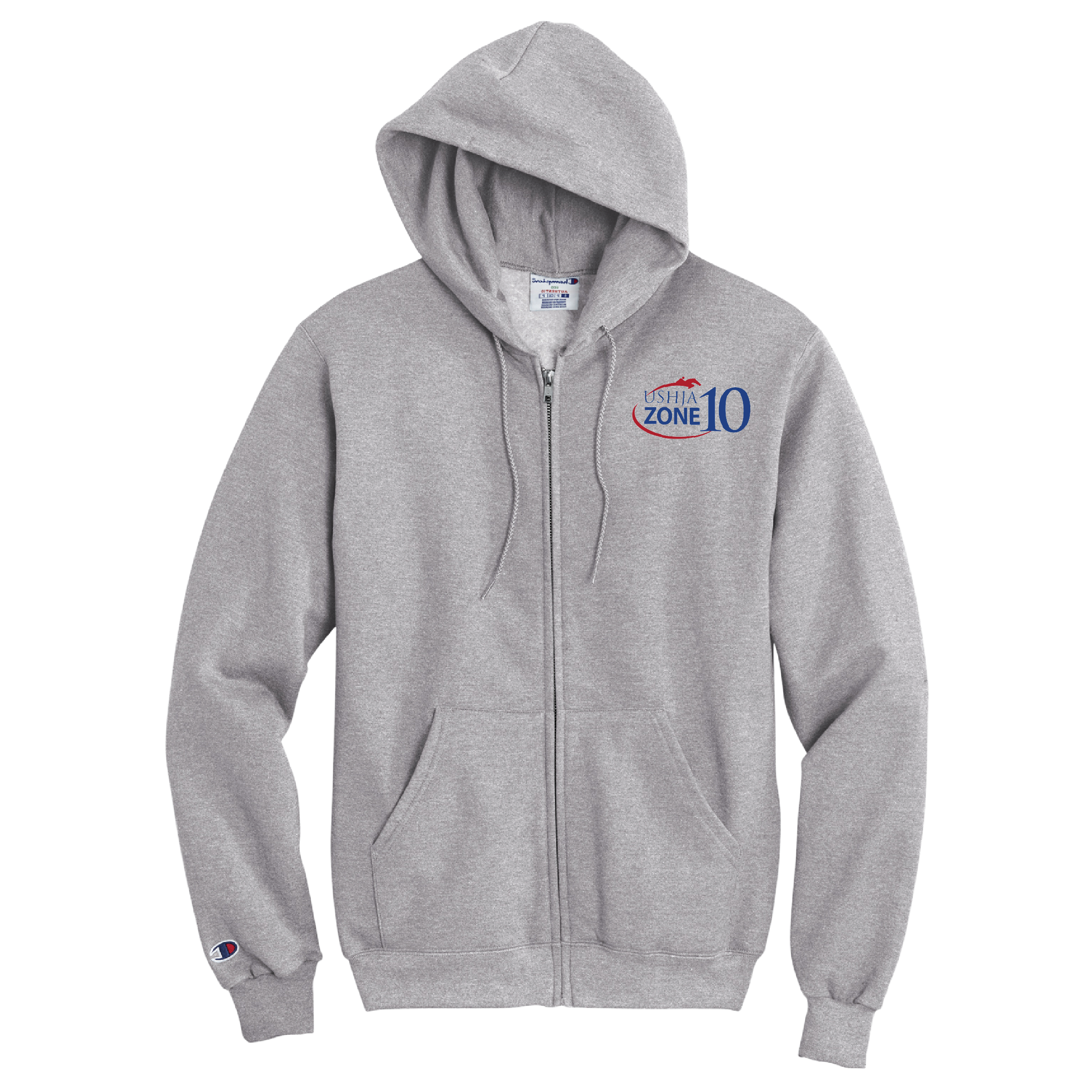 Zone 10 Unisex Champion Powerblend Full-Zip Hoodie