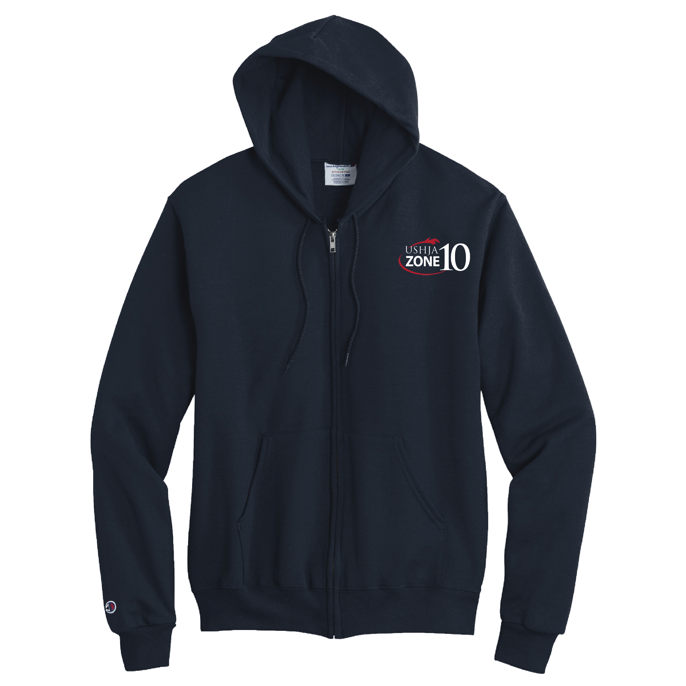 Zone 10 Unisex Champion Powerblend Full-Zip Hoodie