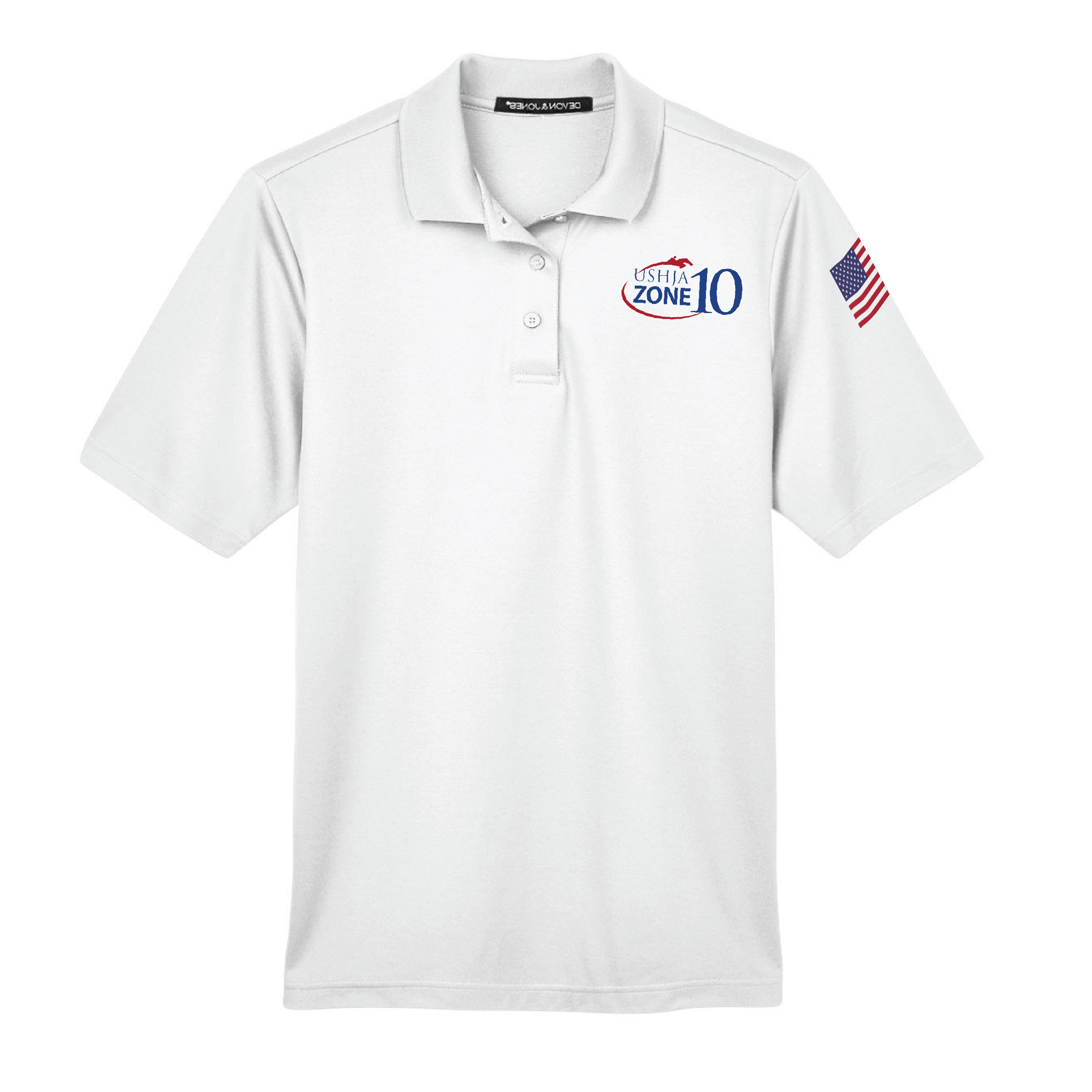 Zone 10 Men's Devon & Jones Performance Polo