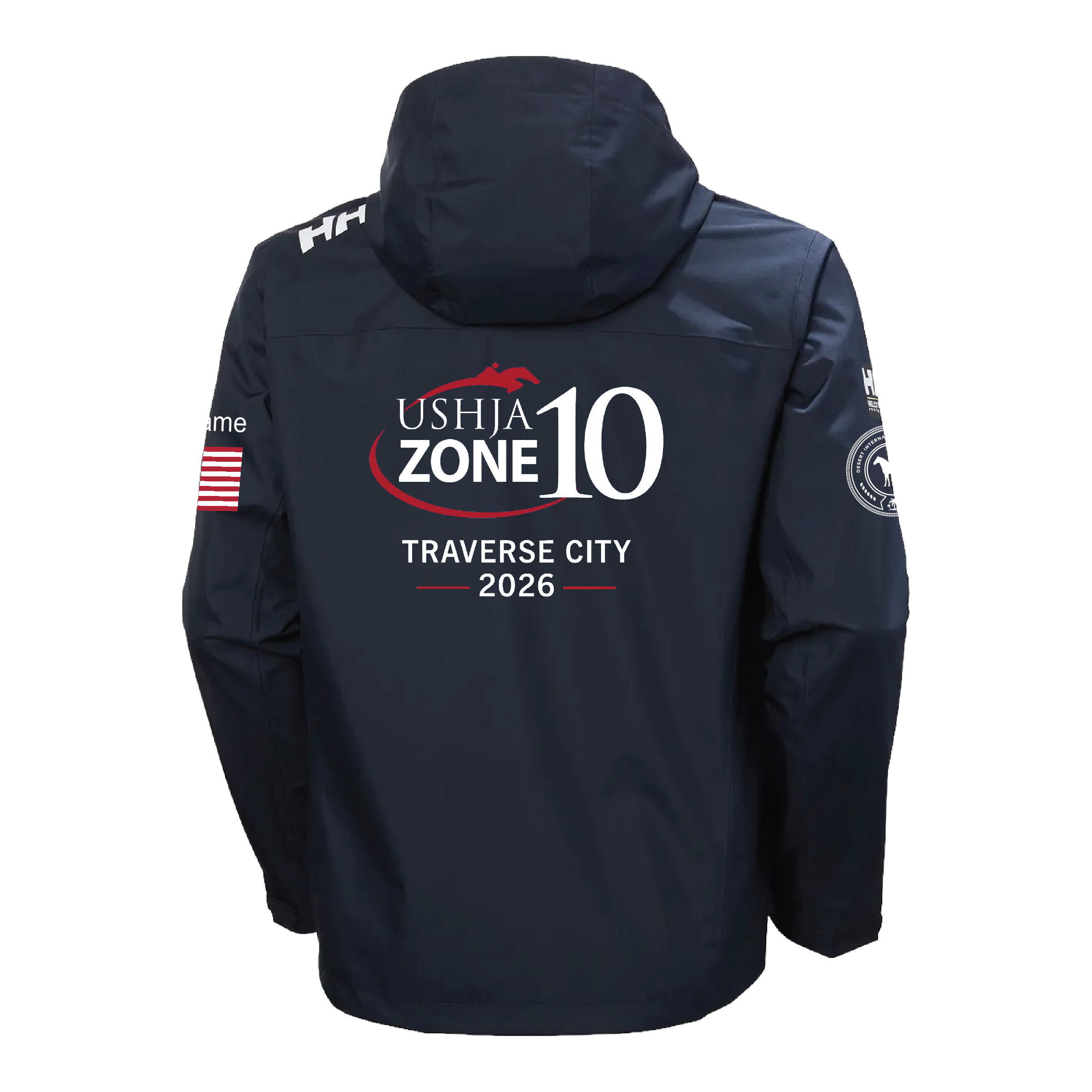 Zone 10 Men's Helly Hansen Crew Midlayer Hooded Jacket **RIDERS ONLY**