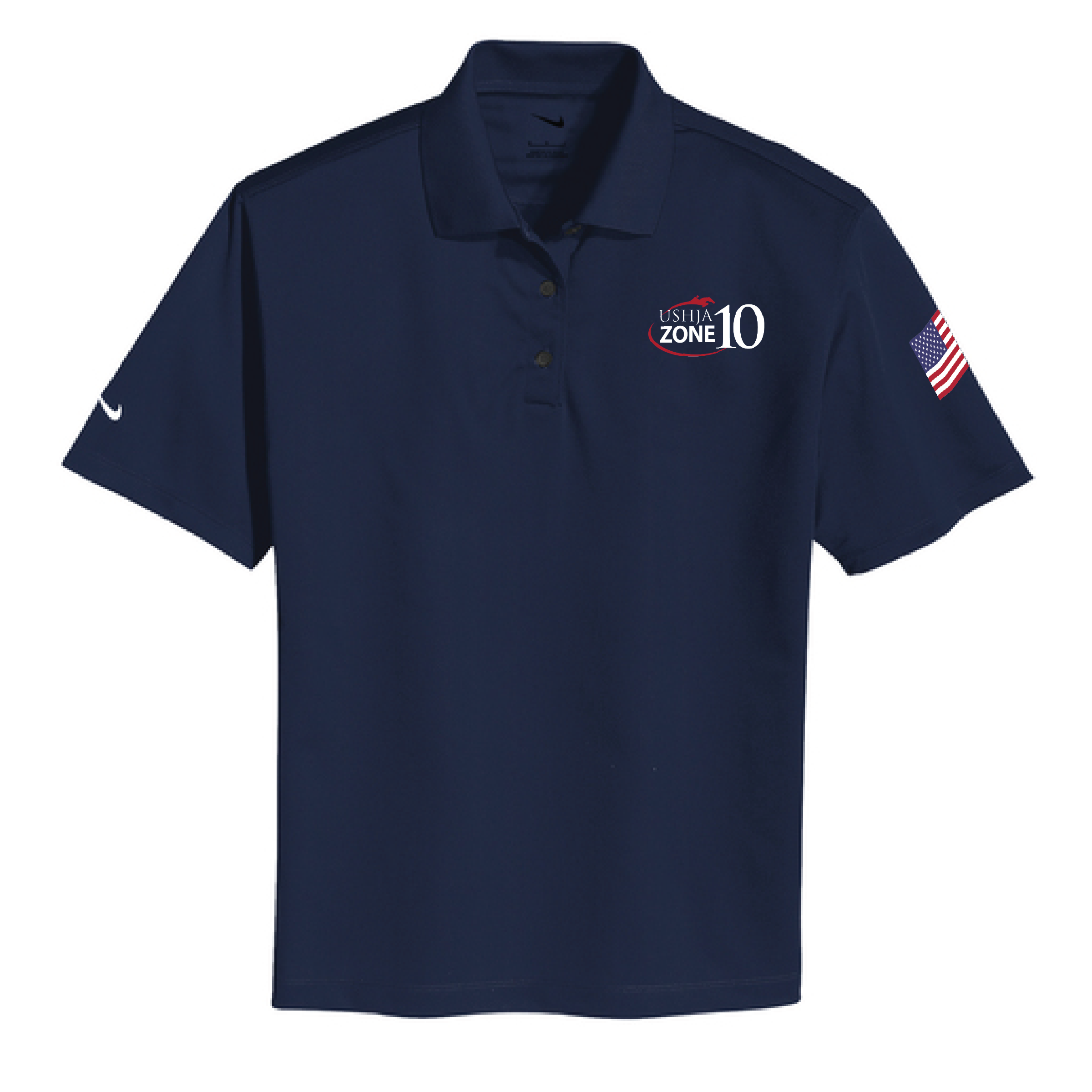 Zone 10 Men's Nike Tech Basic Dri-FIT Polo
