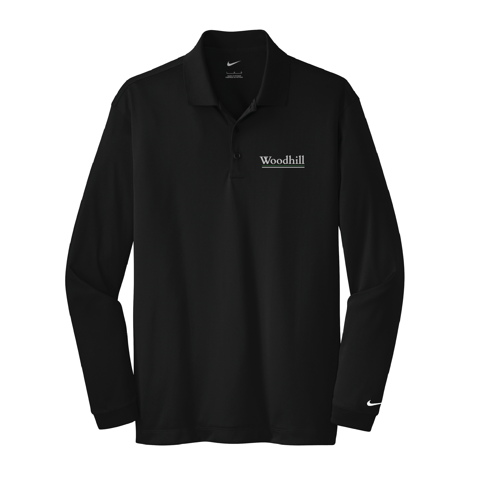 Woodhill Farm Men's Nike Long Sleeve Stretch Dri-FIT Polo