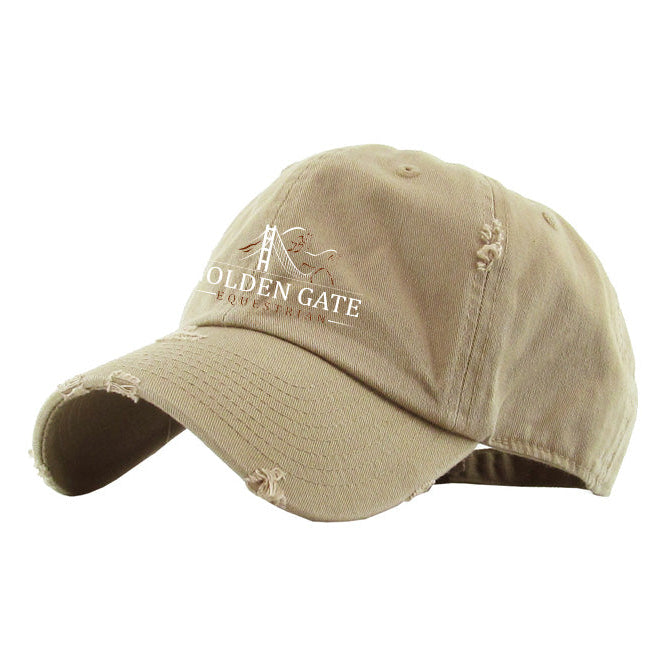 Golden Gate Equestrian Vintage Washed Baseball Cap