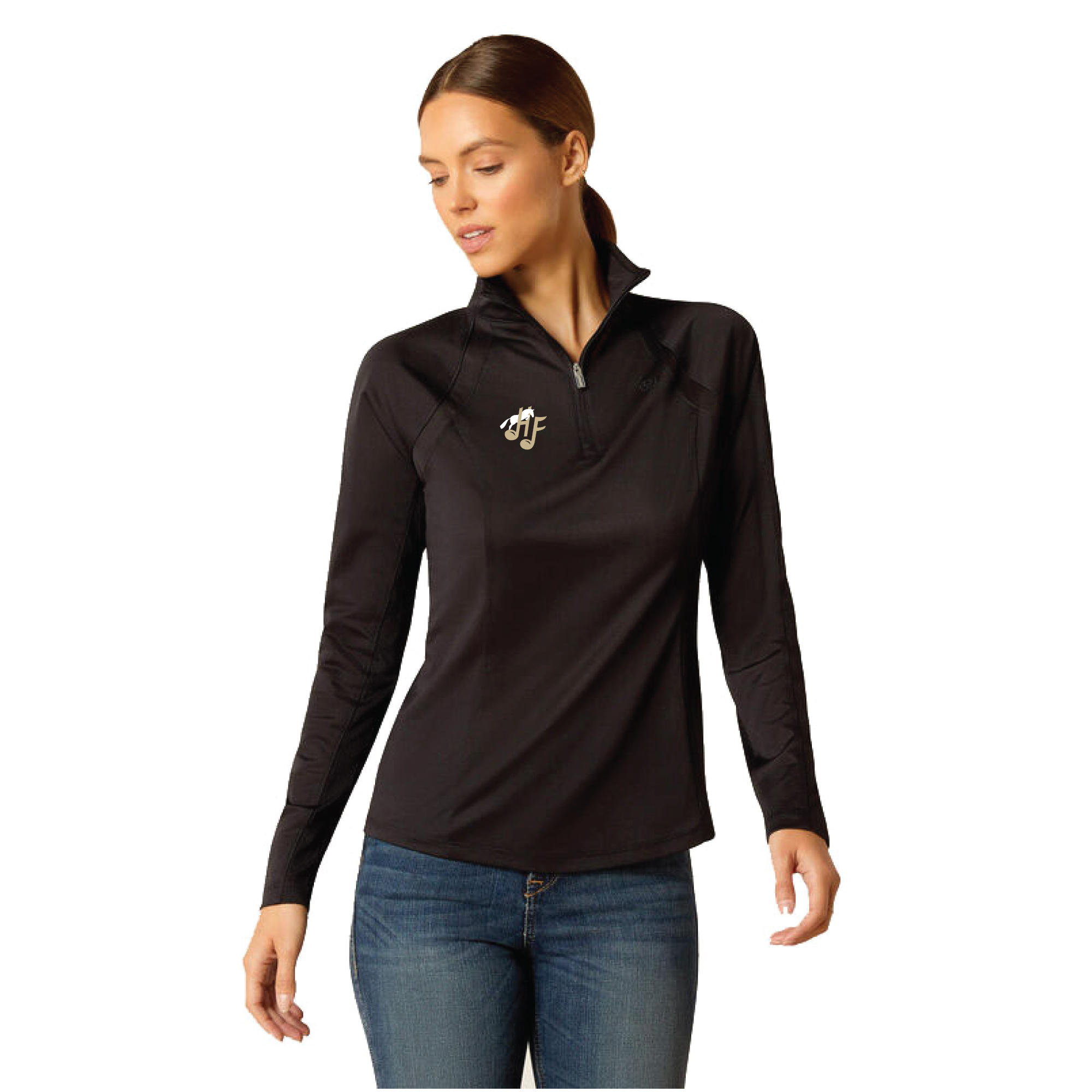 Harmony Farms Women's Ariat Sunstopper 1/4 Zip Baselayer