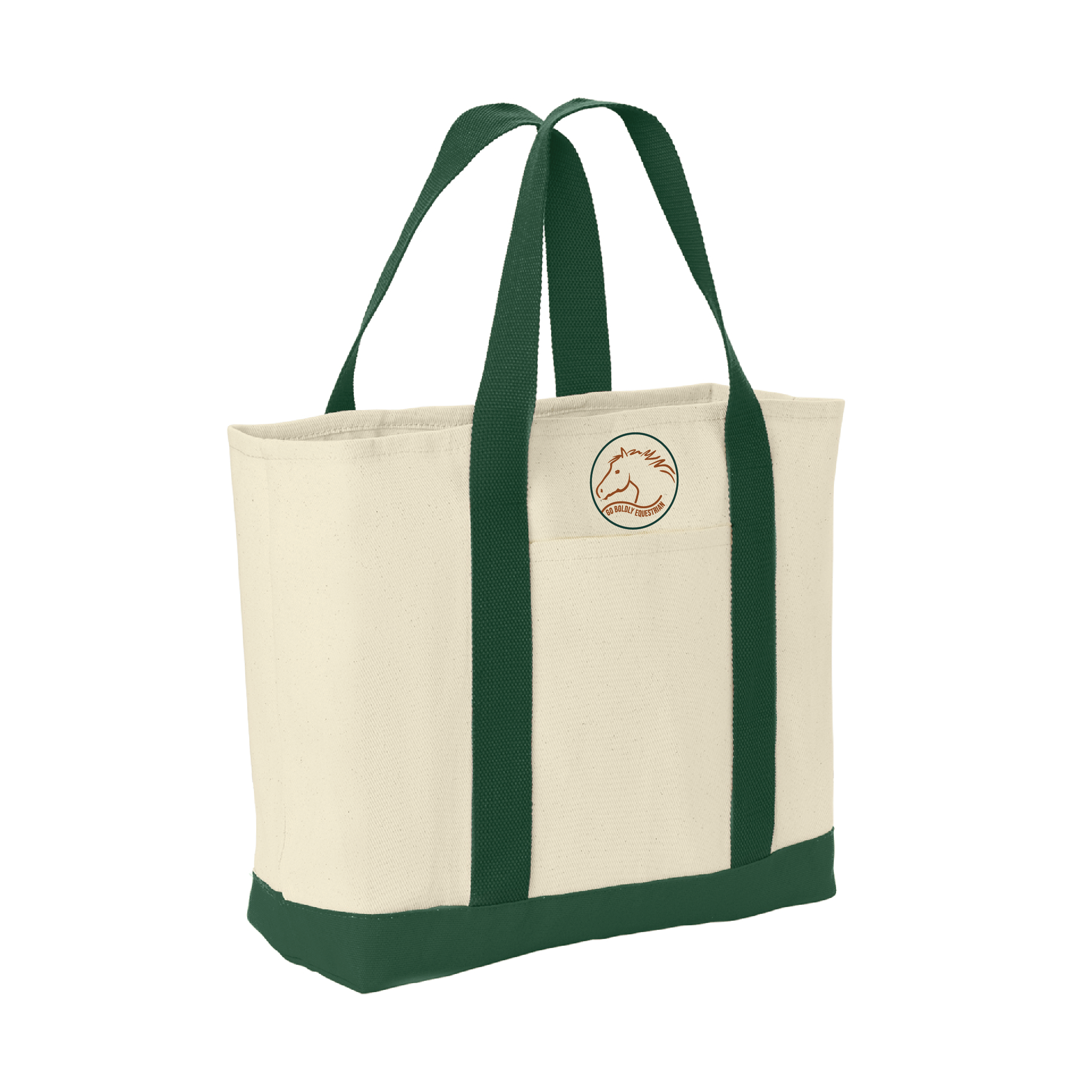 Go Boldly Port Authority Ideal Twill Two-Tone Shopping Tote