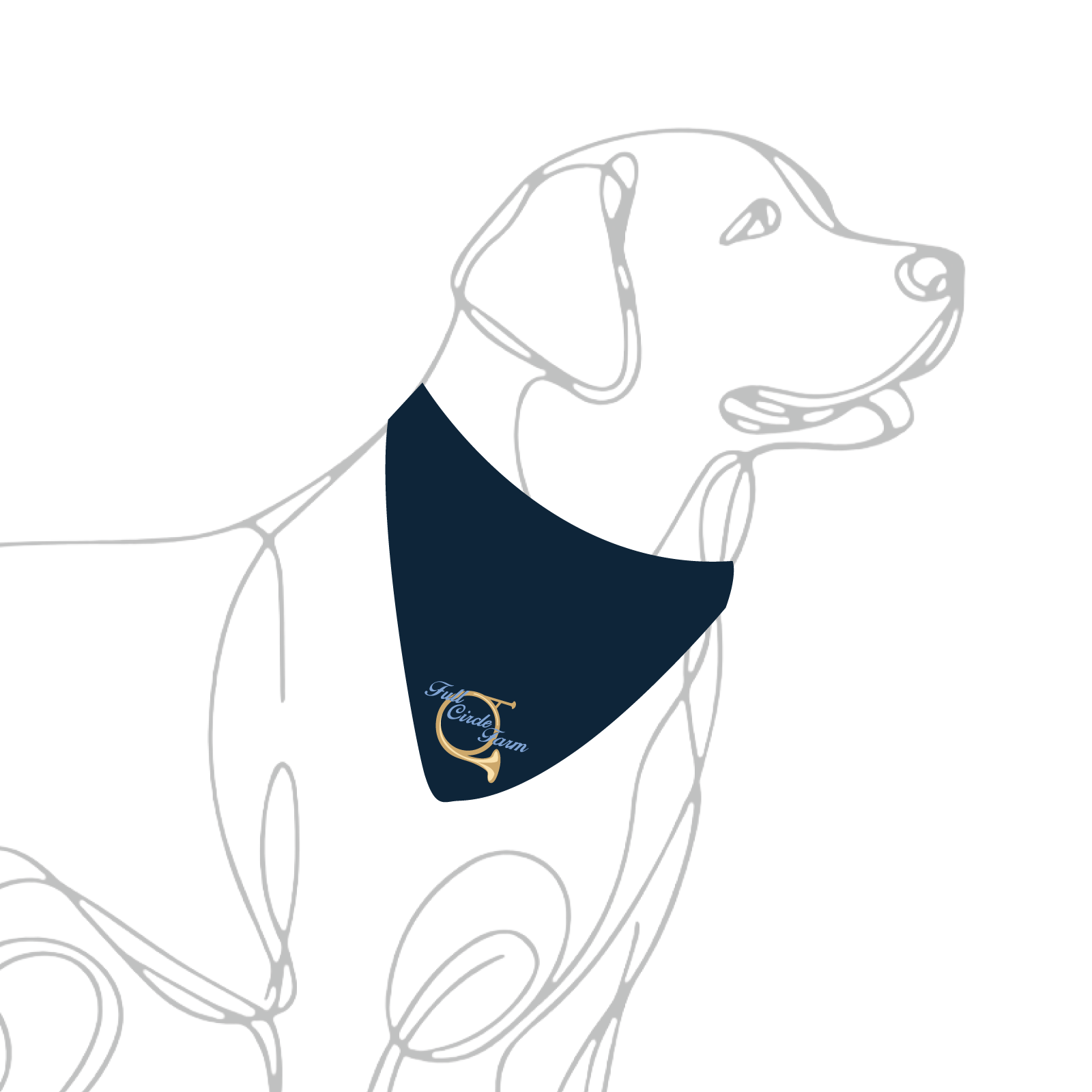 Full Circle Farm Dog Bandana