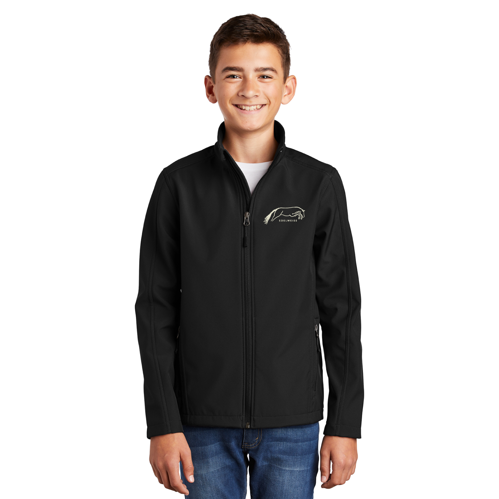 Edelweiss Farms Youth Port Authority Core Soft Shell Jacket