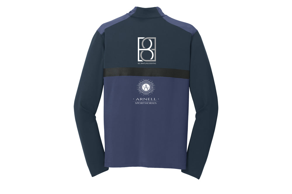 BB Eventing Men's Nike Dri-FIT Fabric Mix 1/2-Zip Cover-Up