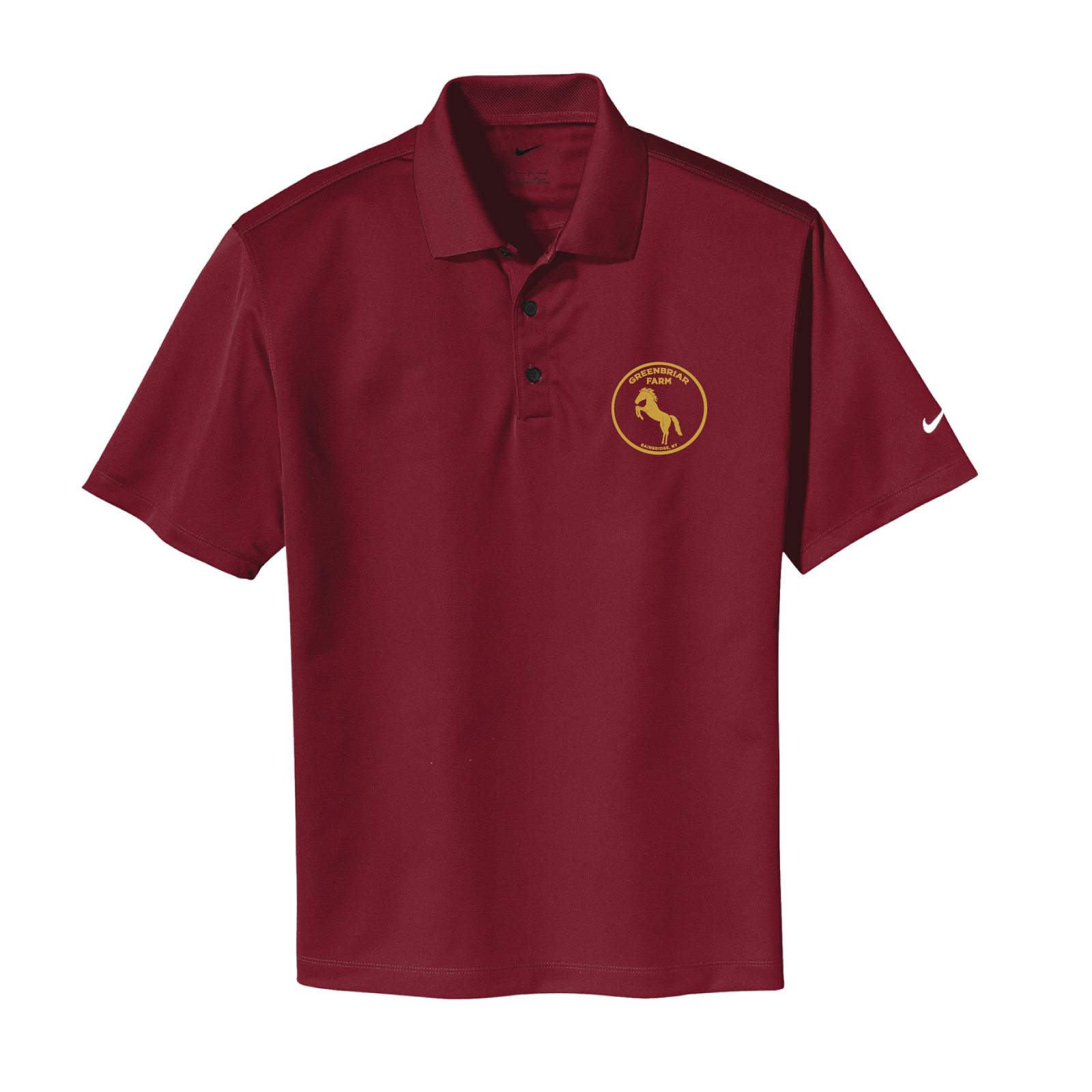 Greenbriar Farm Men's Nike Tech Basic Dri-FIT Polo
