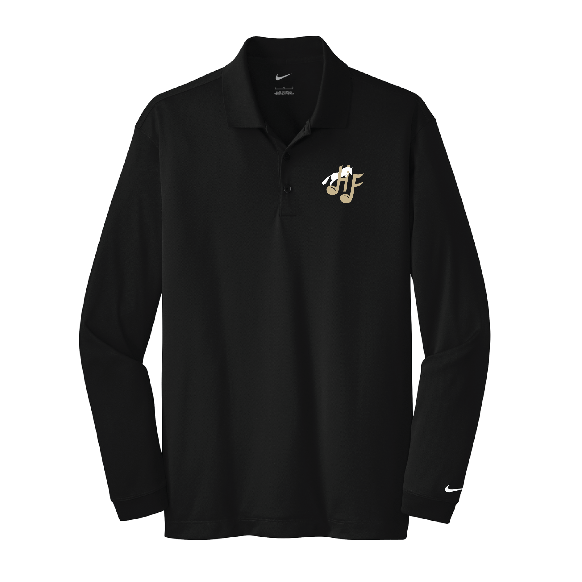 Harmony Farms Men's Nike Long Sleeve Stretch Dri-FIT Polo
