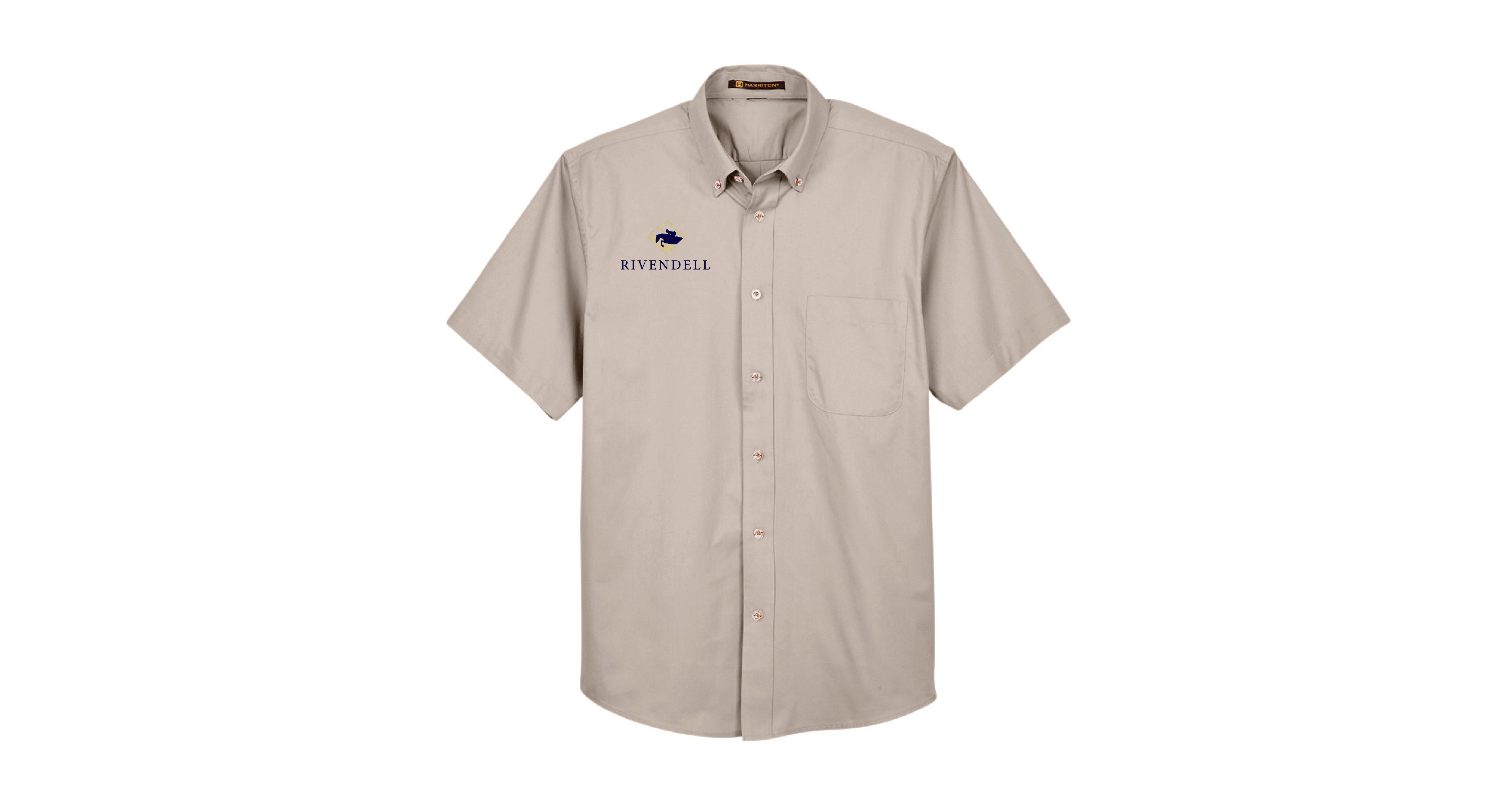 Rivendell Men's Easy Blend™ Short-Sleeve Twill Shirt