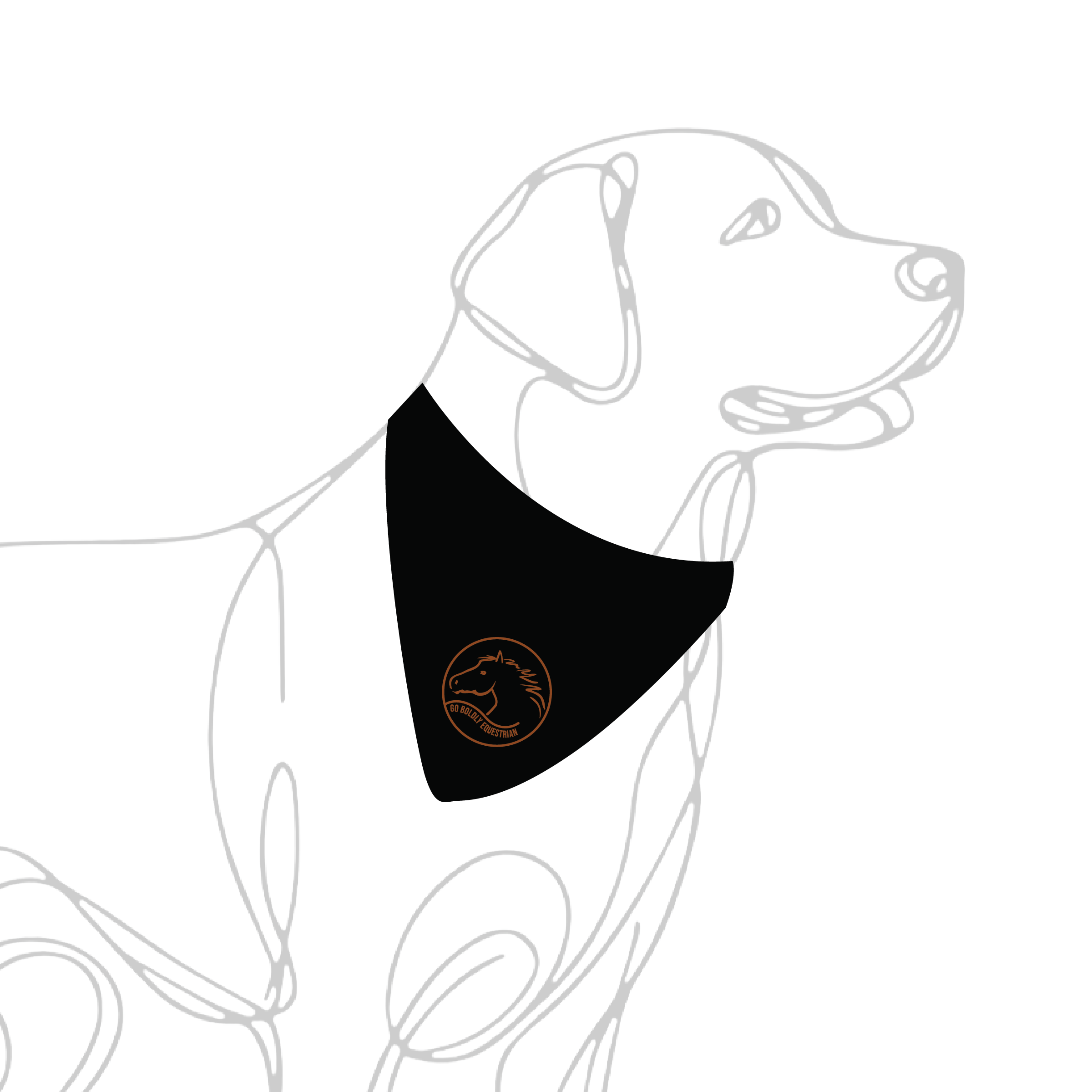 Go Boldly Dog Bandana
