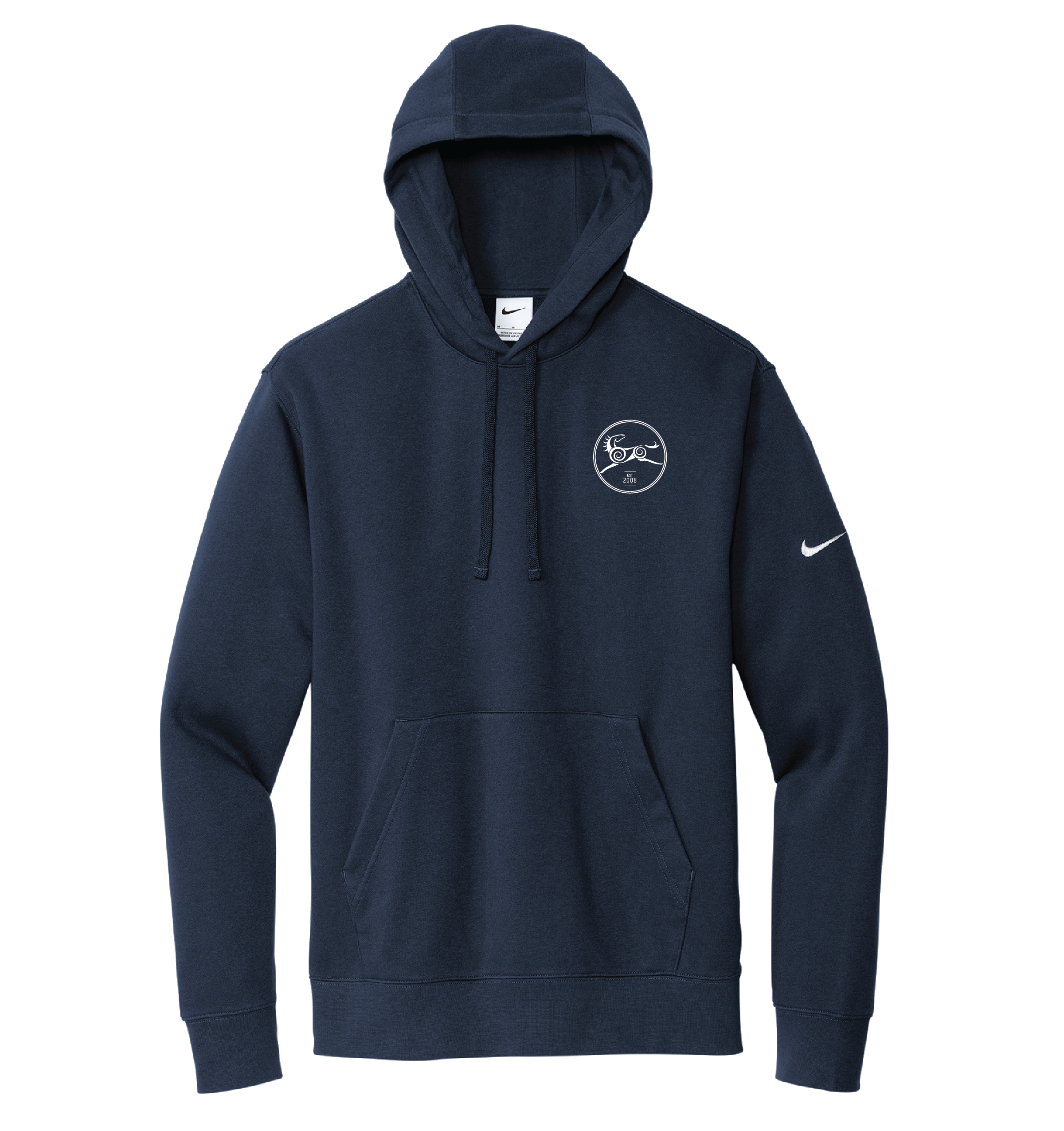 Sandhaven Men's Nike Club Fleece Pullover Hooded Sweatshirt (Don't Quit)