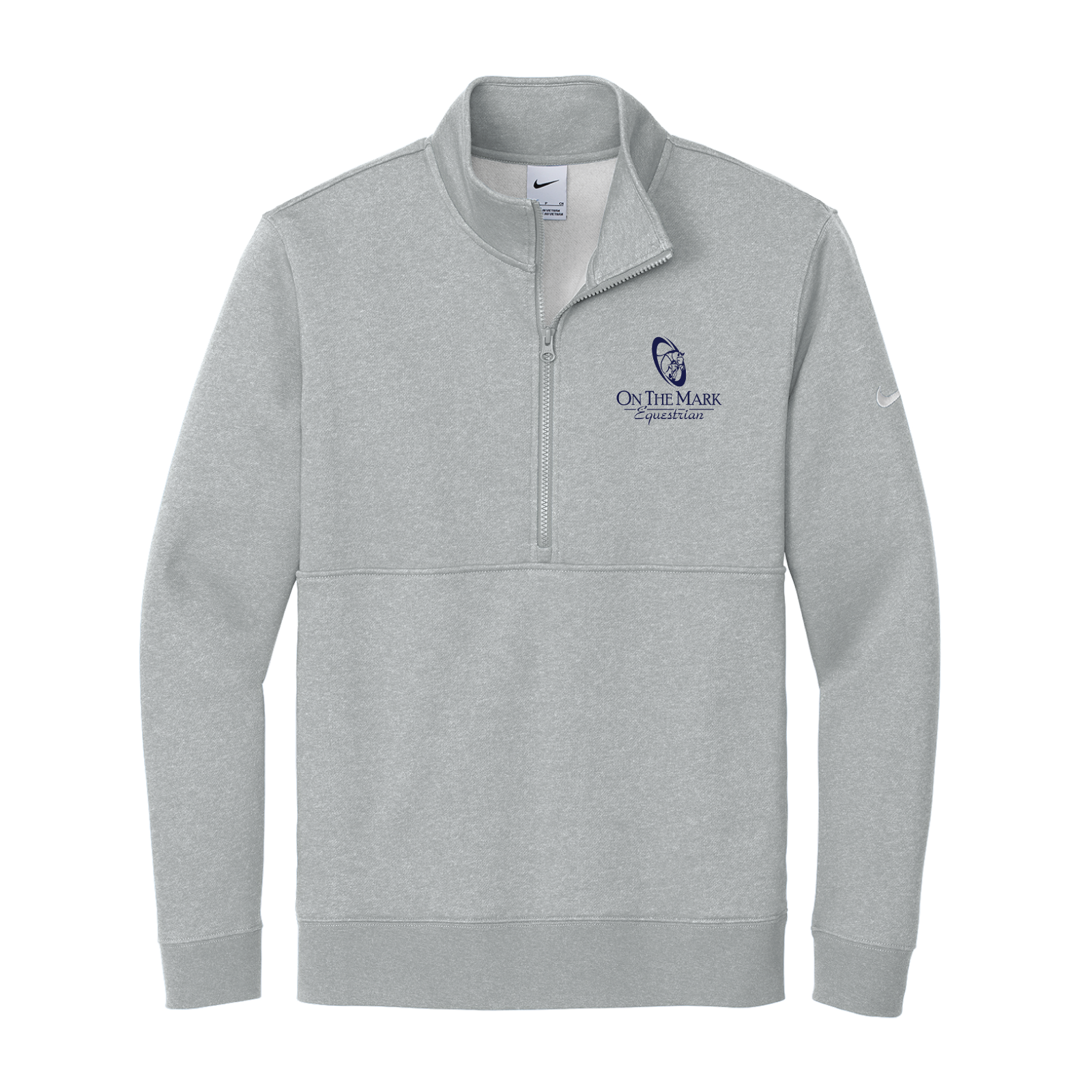 On The Mark Equestrian Men's Nike Club Fleece Half-Zip Pullover