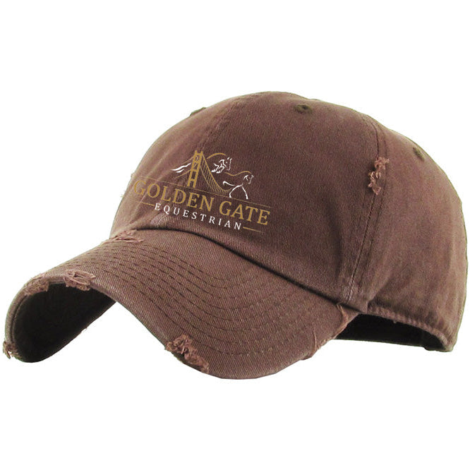 Golden Gate Equestrian Vintage Washed Baseball Cap