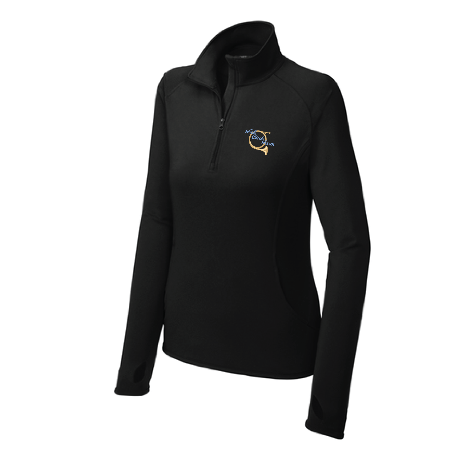 Full Circle Farm Women's Sport-Tek Sport-Wick Stretch 1/4 Zip Pullover