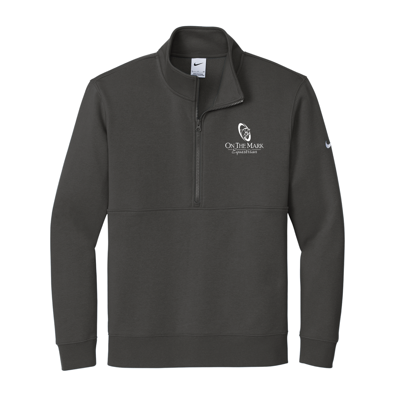 On The Mark Equestrian Men's Nike Club Fleece Half-Zip Pullover