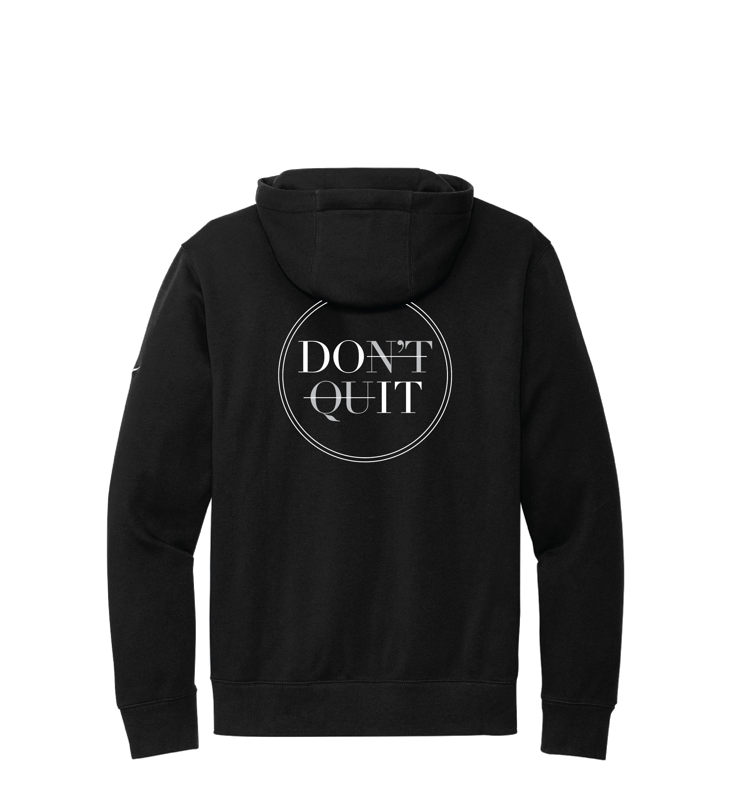 Sandhaven Men's Nike Club Fleece Pullover Hooded Sweatshirt (Don't Quit)