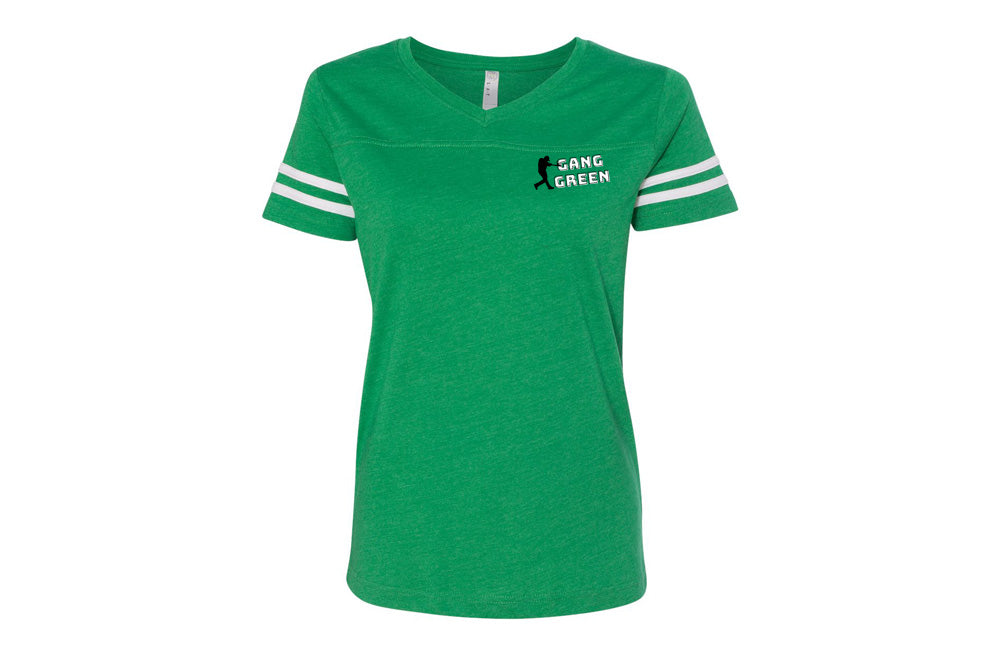 Gang Green Women's Football Jersey Tee