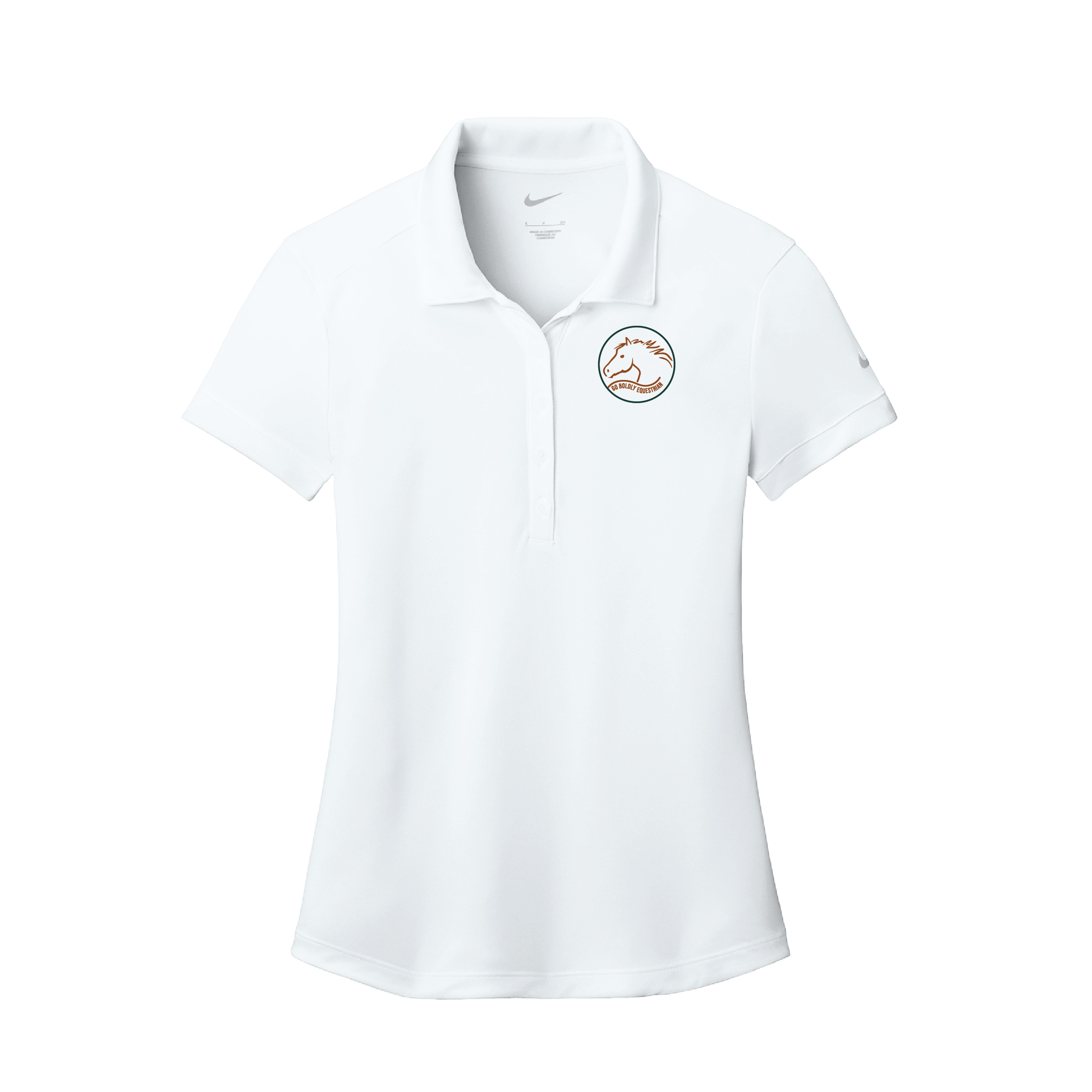 Go Boldly Women’s Nike Dri-FIT Players Modern Fit Polo