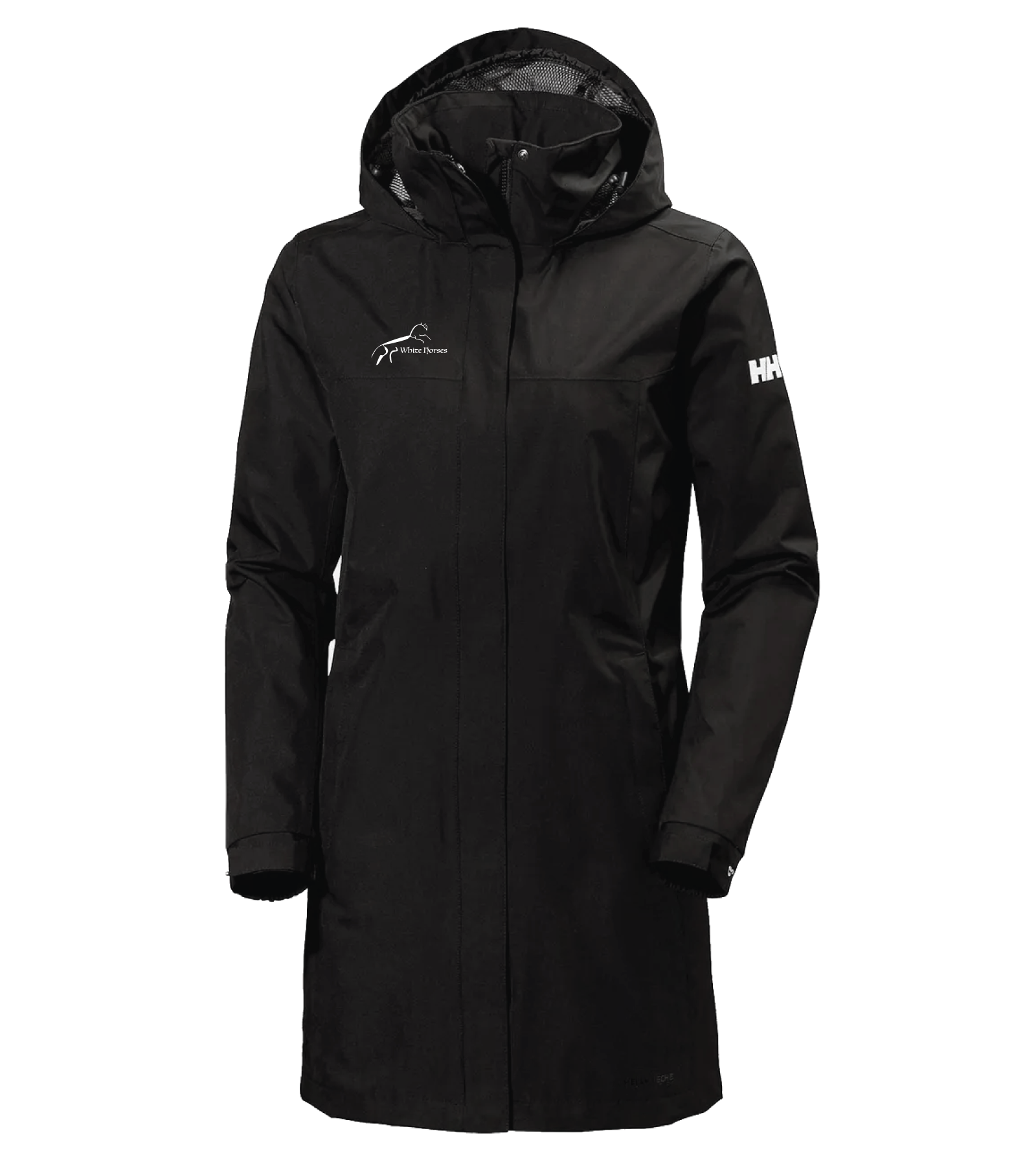 White Horses LLC Women's Helly Hansen Long Aden Rain Jacket