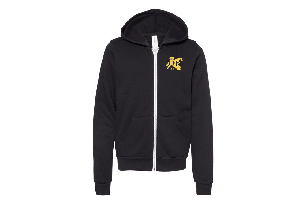Area VI Youth Fleece Full-Zip Hooded Sweatshirt