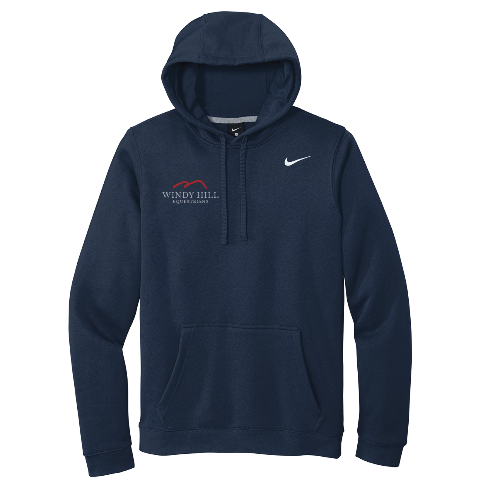Windy Hill Equestrians Men's Nike Club Fleece Pullover Hooded Sweatshirt